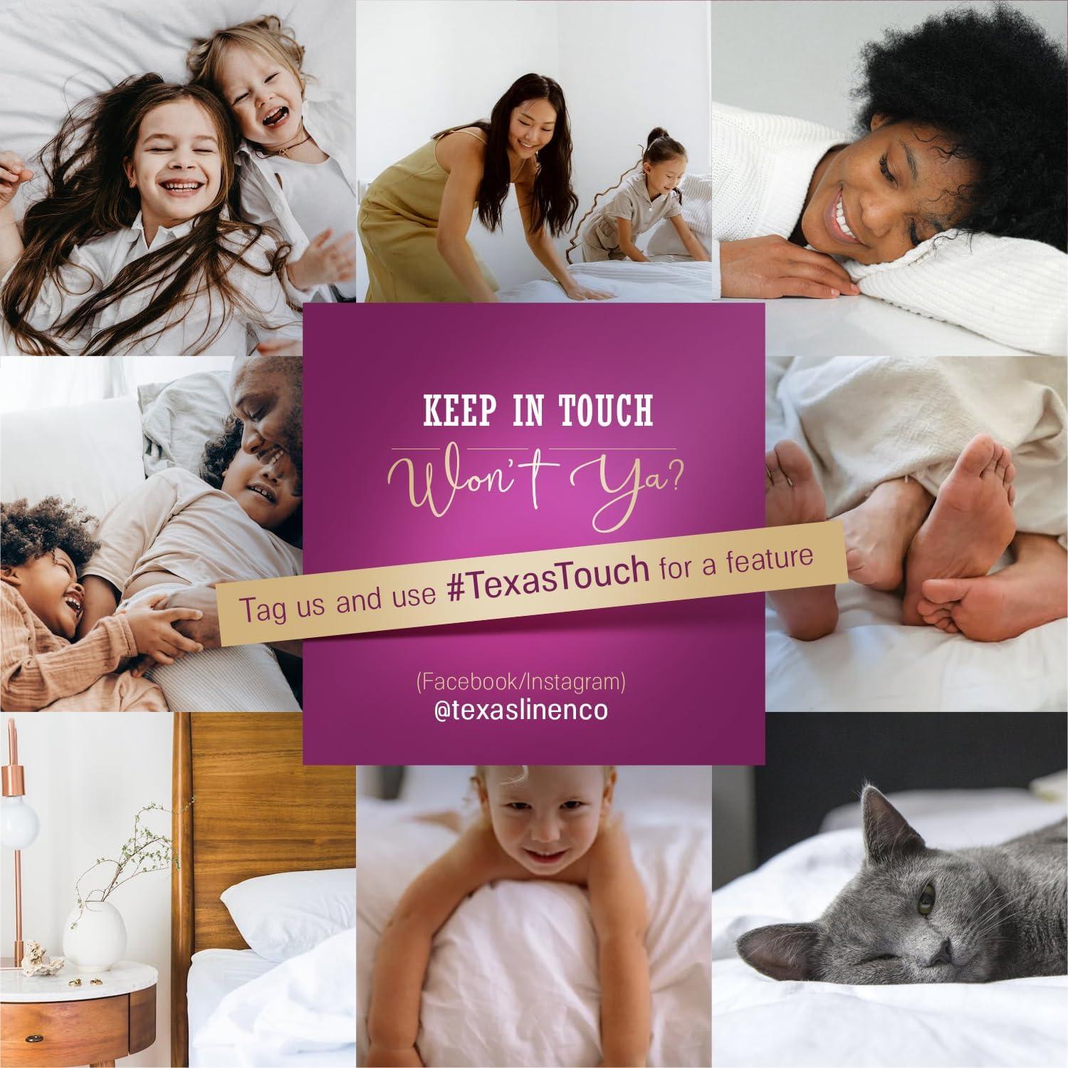 Juego de Sábanas King 100% Algodón Egipcio 1200 Hilos Texas Linen Co.