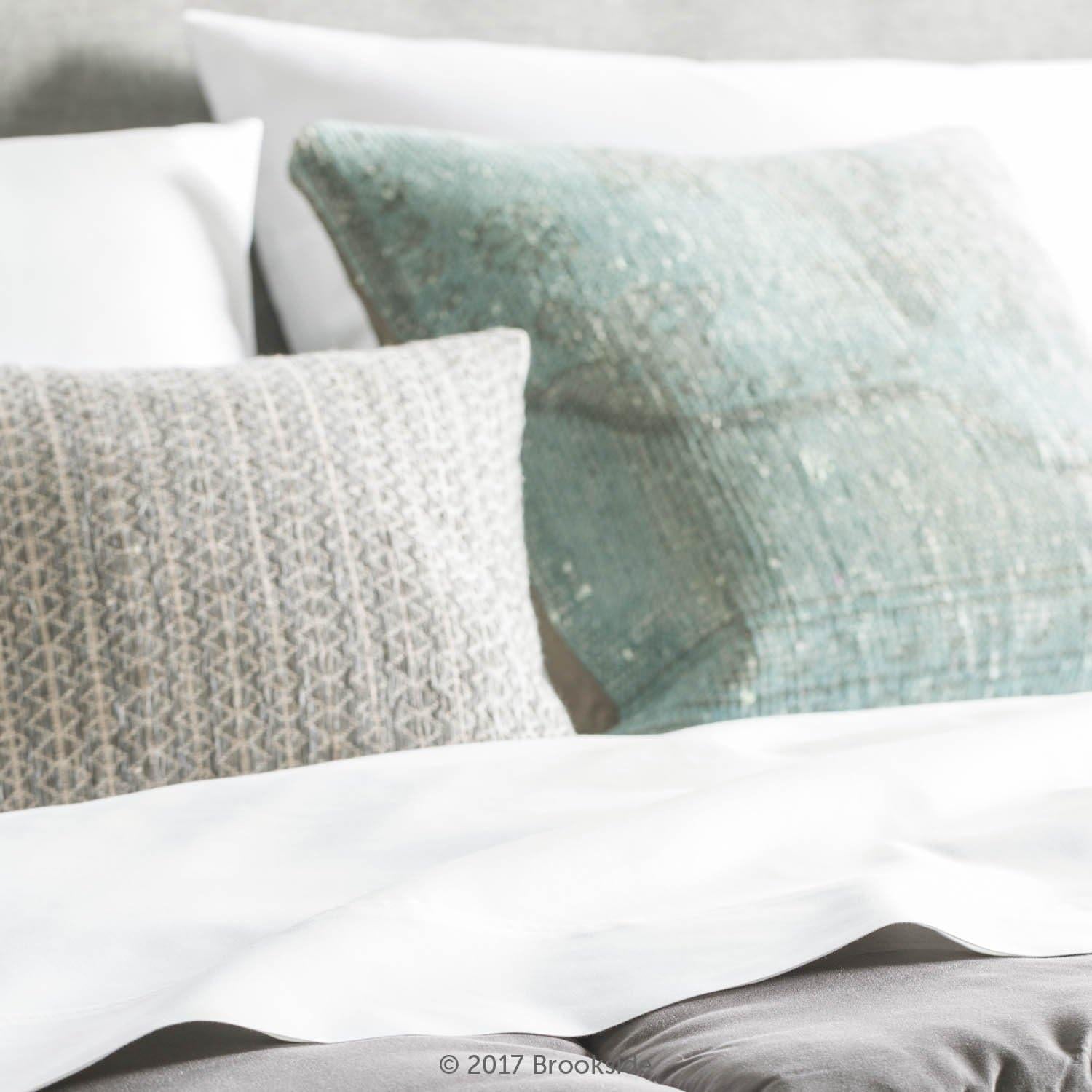 Conjunto de Sábanas Brookside - Algodón Mezcla - California King - Blanco