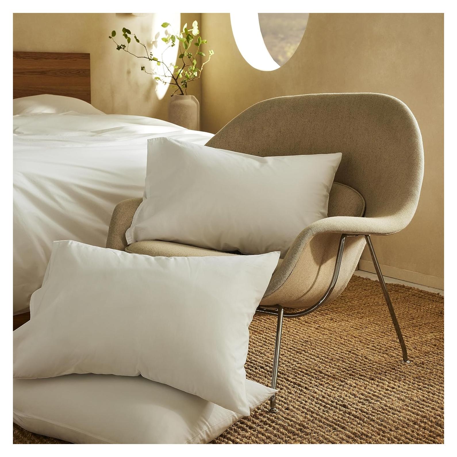 Funda de Almohada Orgánica Brooklinen - Juego de 2 Estándar Blanco