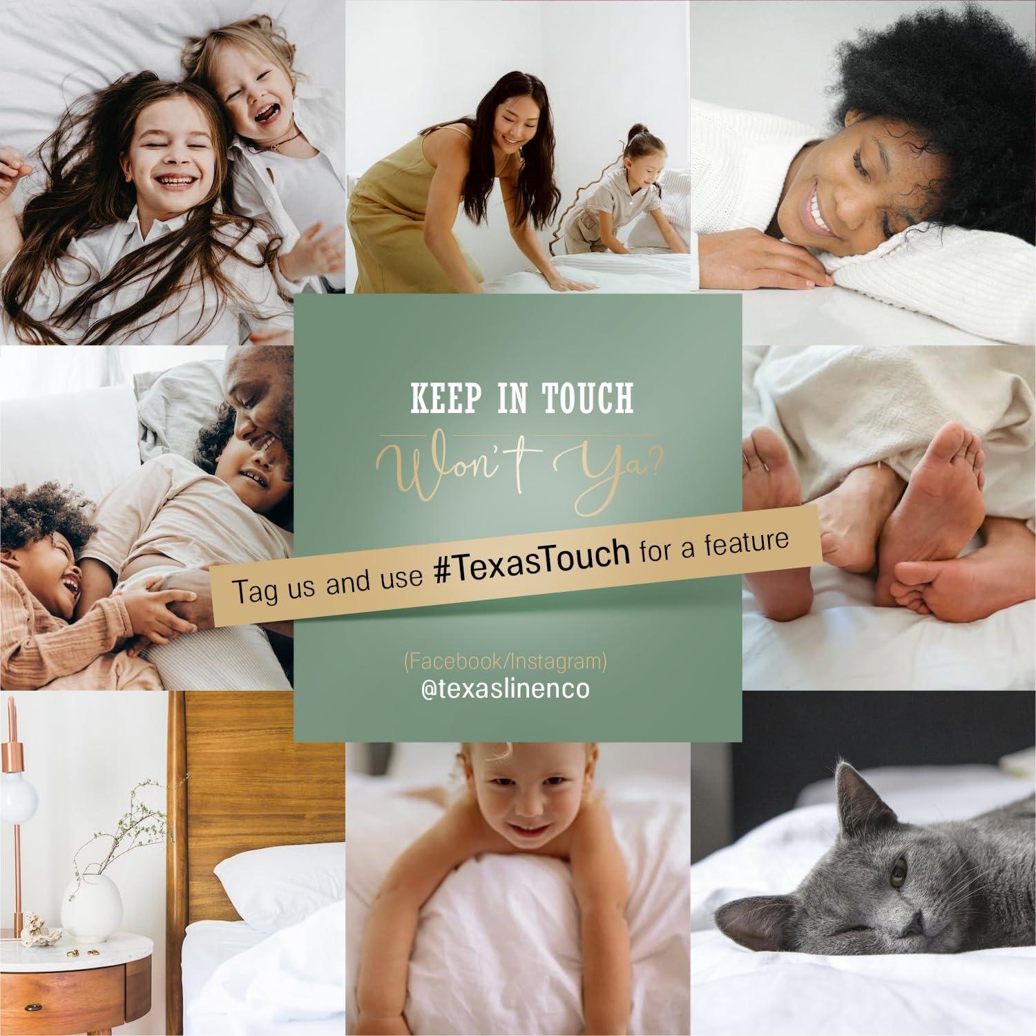 Juego de Sábanas King Algodón Orgánico TEXAS LINEN CO. 4 Piezas