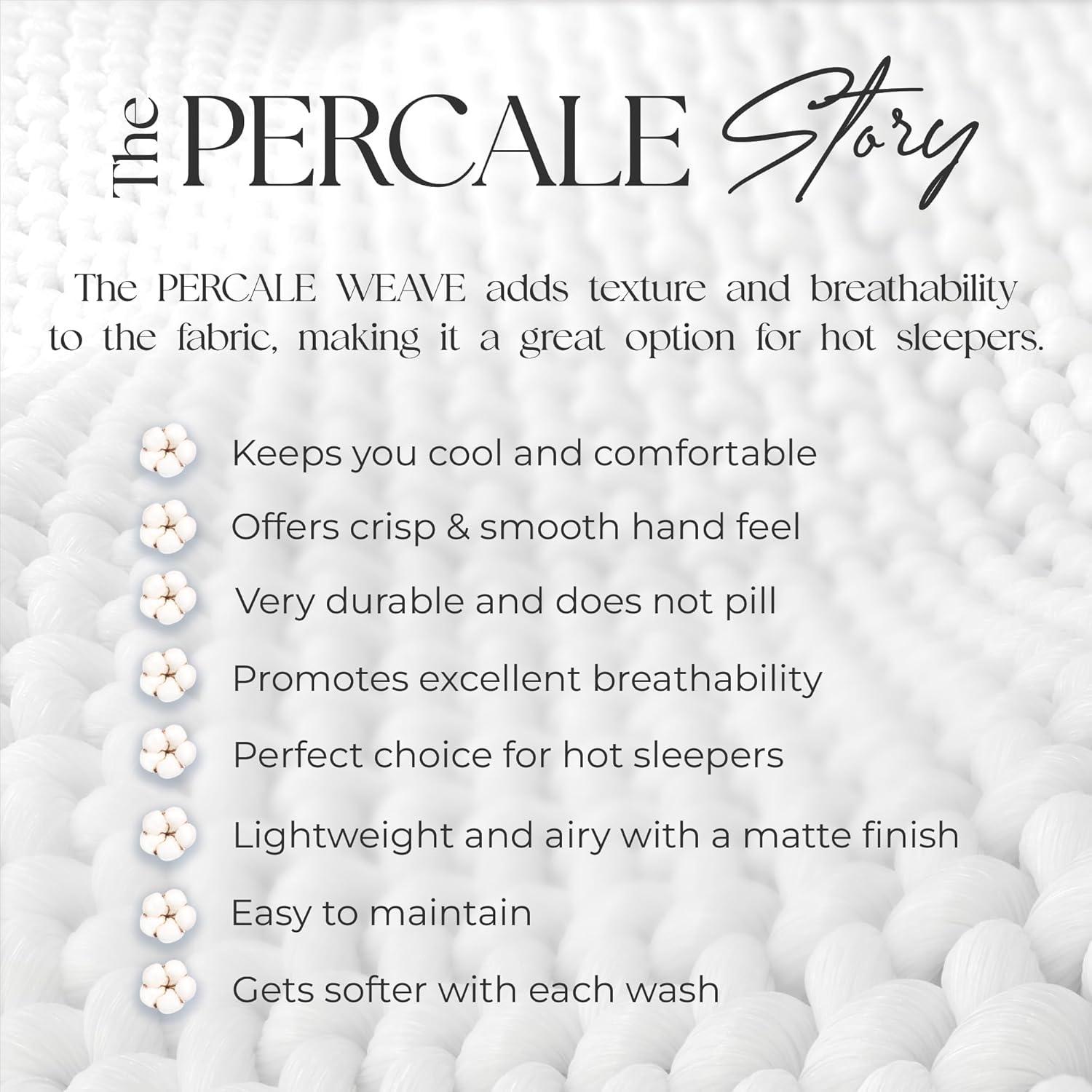 Juego de Sábanas Doble ELEGANCIA SUPREMA Algodón Orgánico Marfil