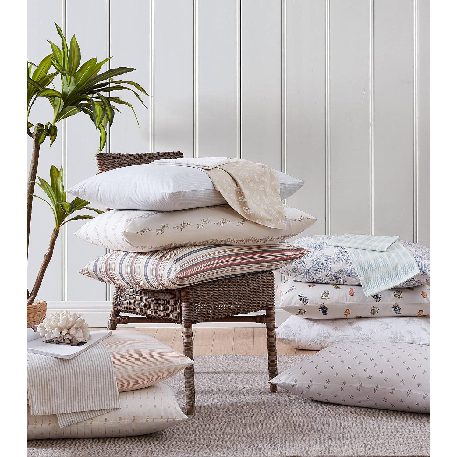 Juego de Sábanas Queen Tommy Bahama Algodón Percale Verde