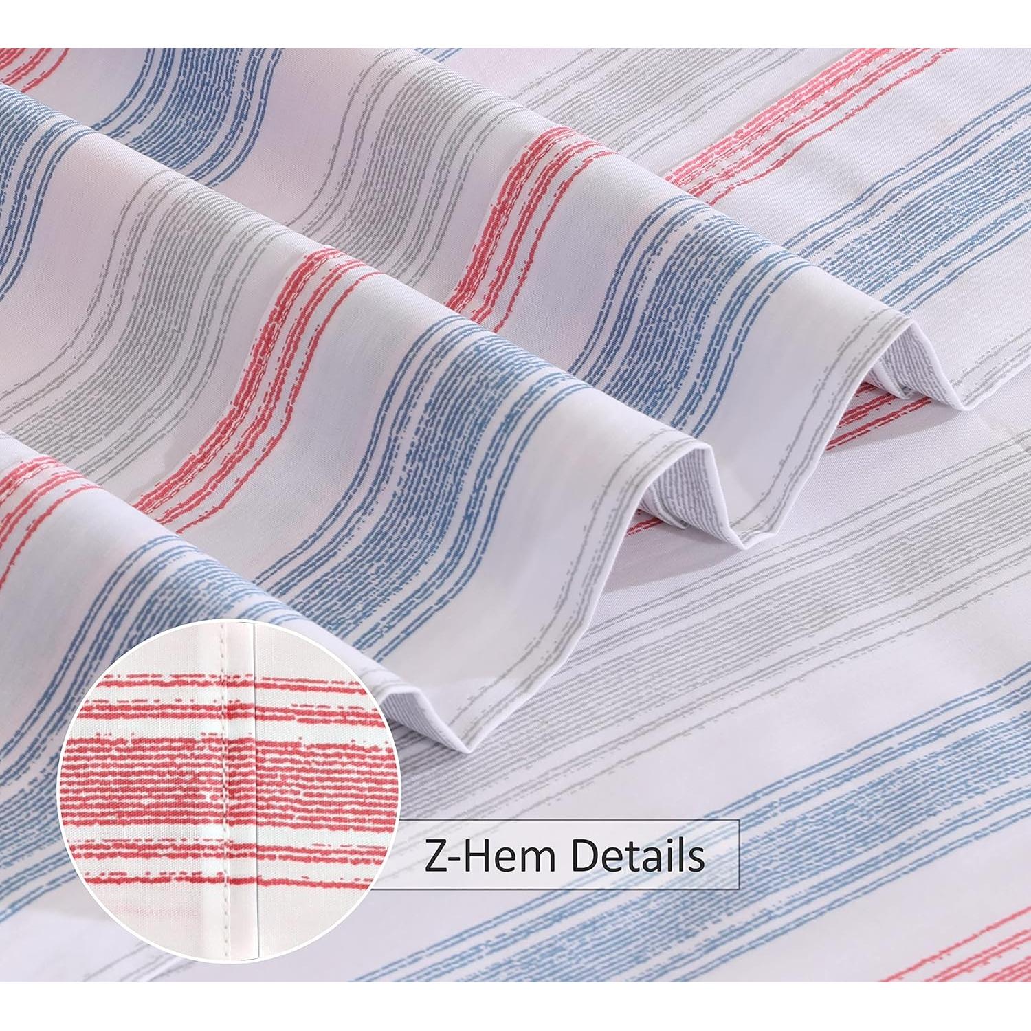 Juego de Sábanas King RUVANTI 100% Algodón Percale 4 Piezas