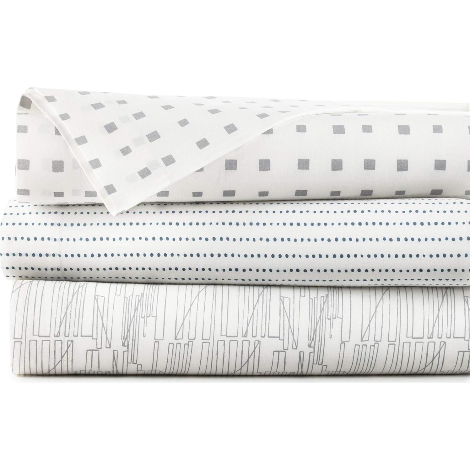 Juego de Sábanas Queen City Scene Radius Algodón Percal