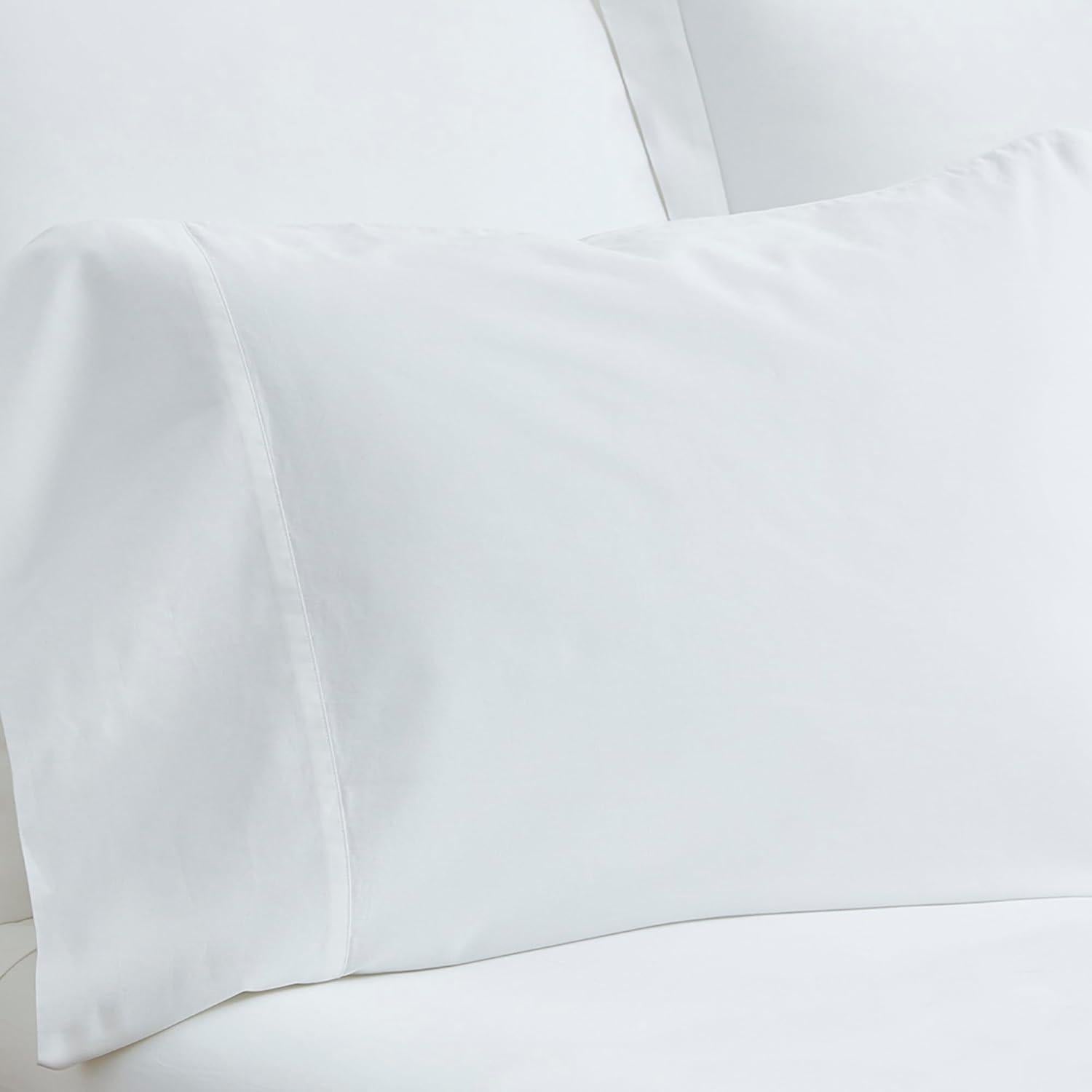 Sábana Ajustable King Boll & Branch 100% Algodón Orgánico Blanco