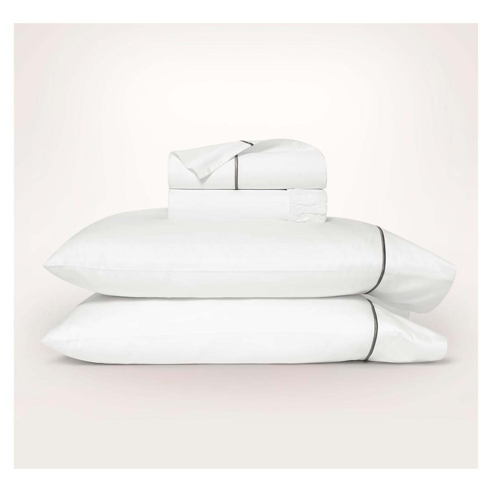 Juego de Sábanas Bordadas Doble BOLL & BRANCH 100% Algodón Orgánico