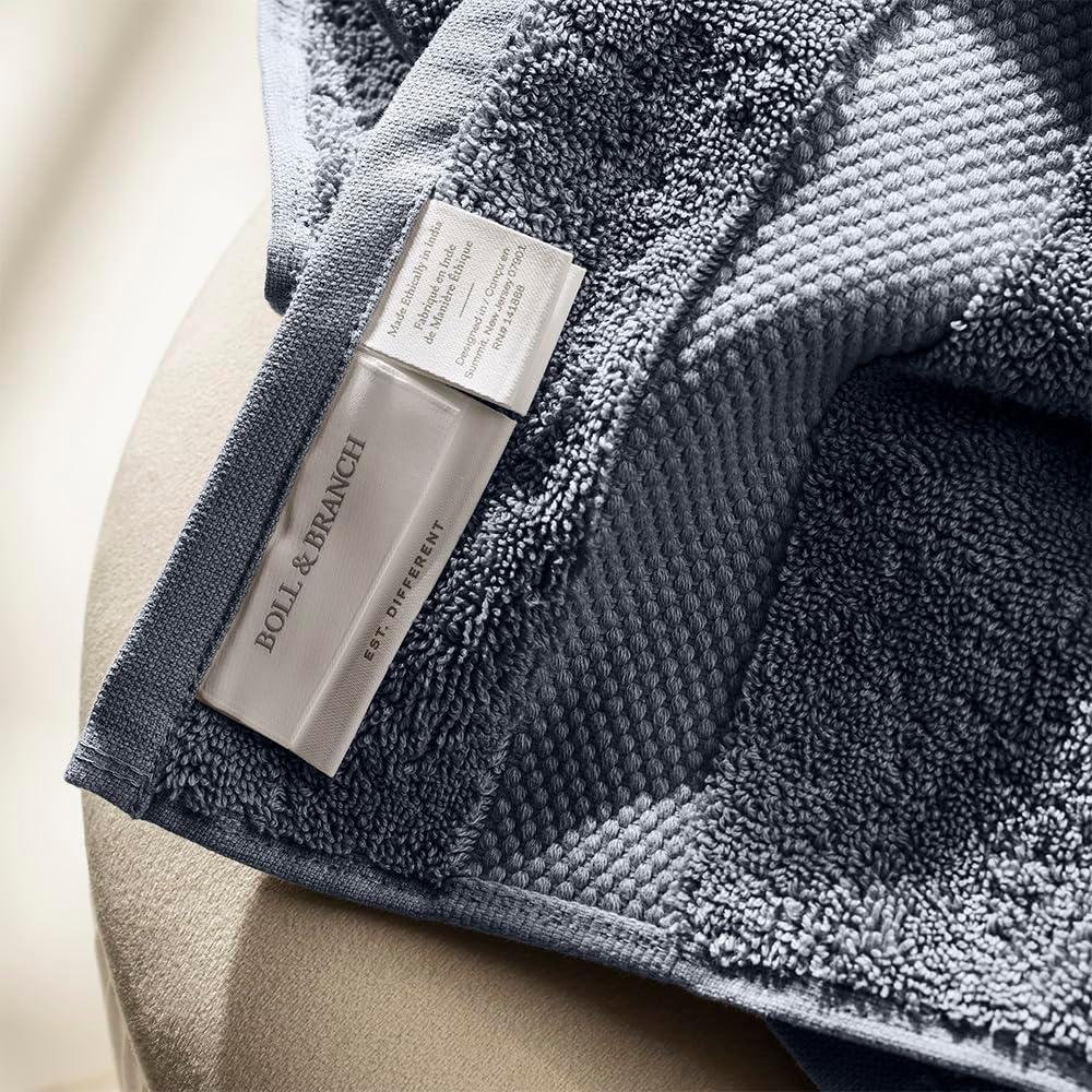 Juego de Toallas de Baño BOLL & BRANCH 6 Piezas Algodón Orgánico Mineral