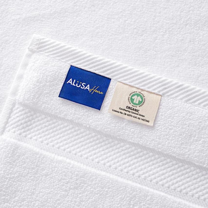 Juego de Toallas de Baño 100% Algodón Orgánico Alusa Home 6 Piezas