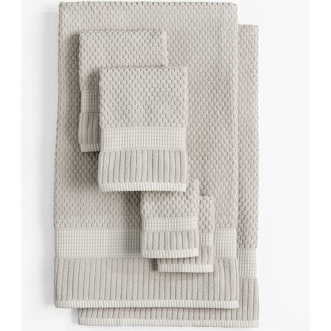 Conjunto de Toallas de Algodón 100% NY Loft 6 Piezas Gris