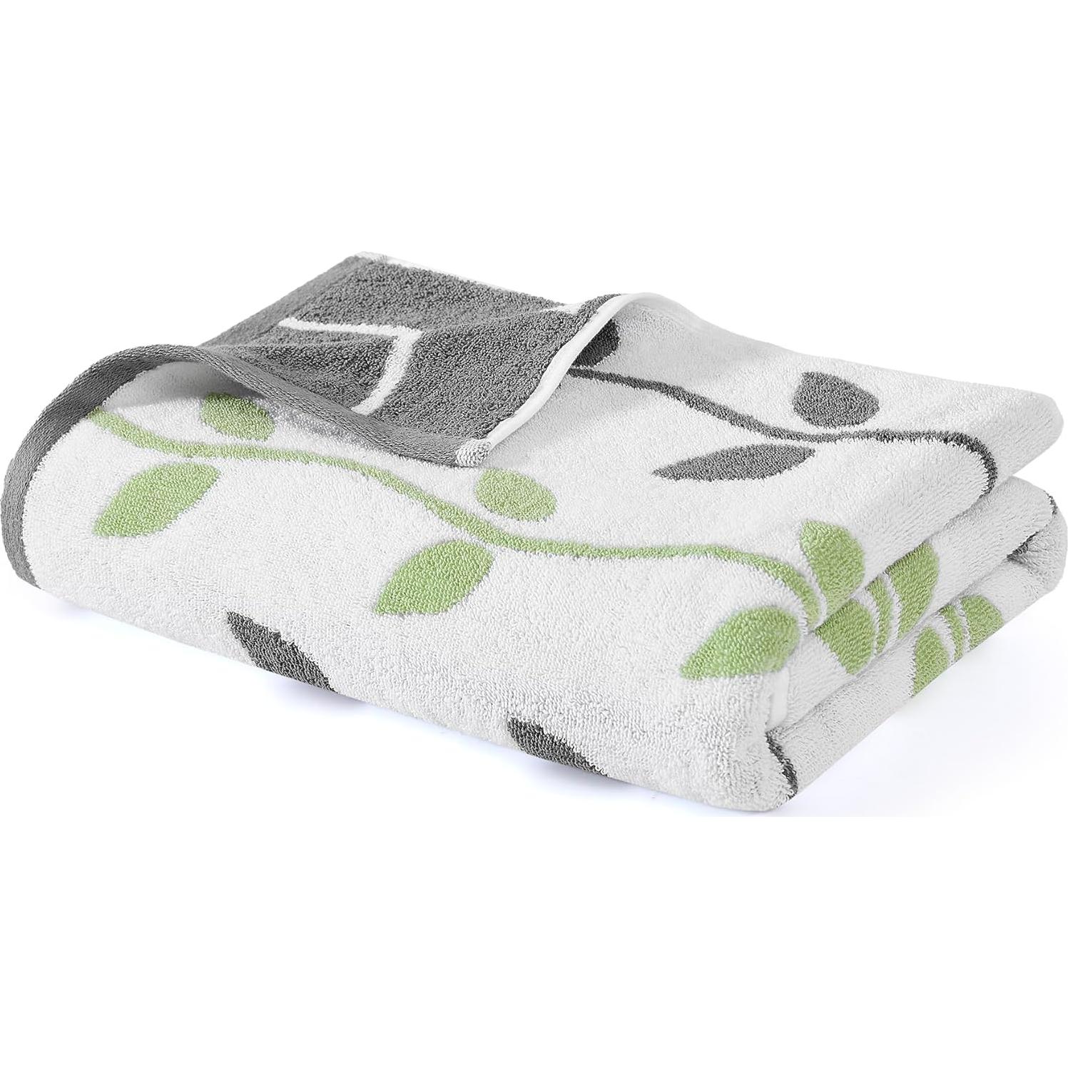 Juego de Toallas de Algodón 100% Modern Threads 6 Piezas Gris