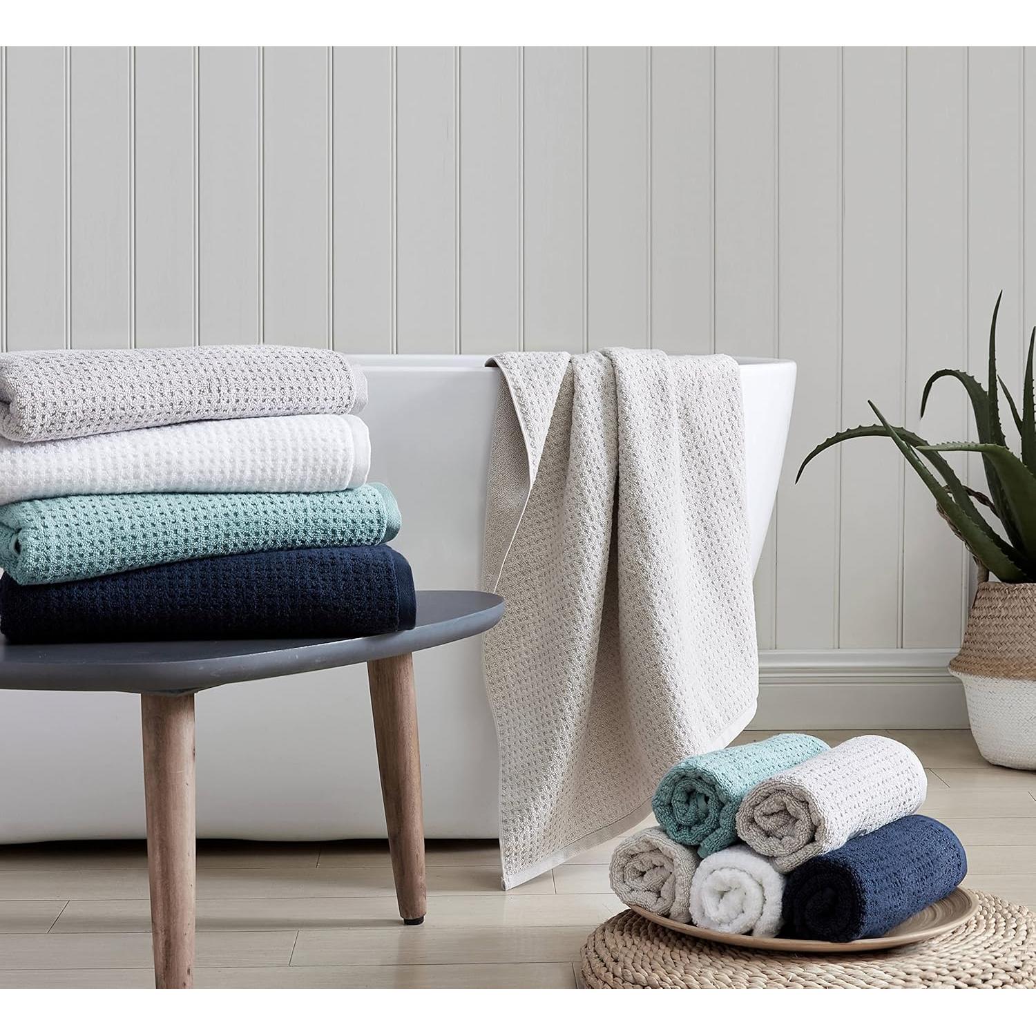 Juego de Toallas de Baño Tommy Bahama 6 Piezas Algodón Gris