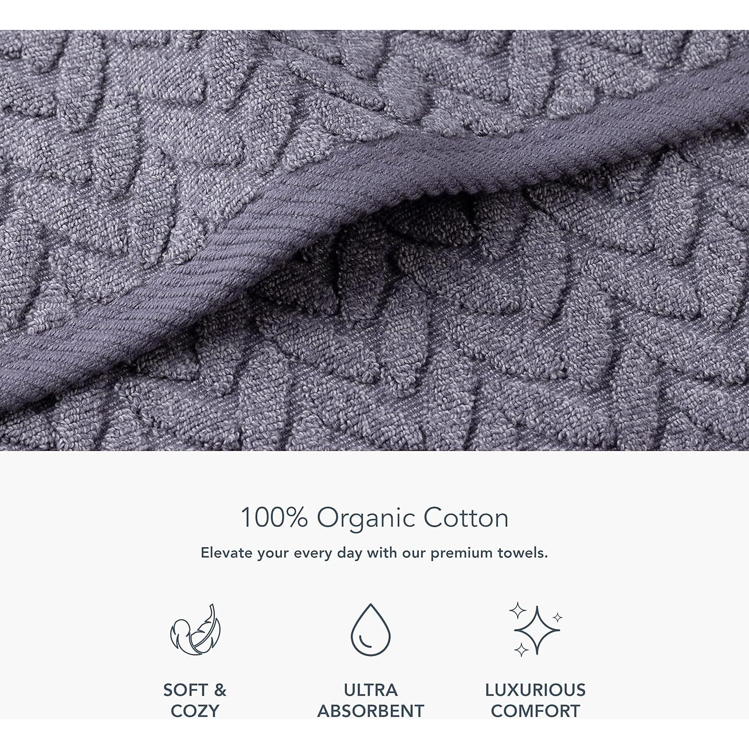 Conjunto de Toallas de Baño Texere 100% Algodón Orgánico 650 GSM