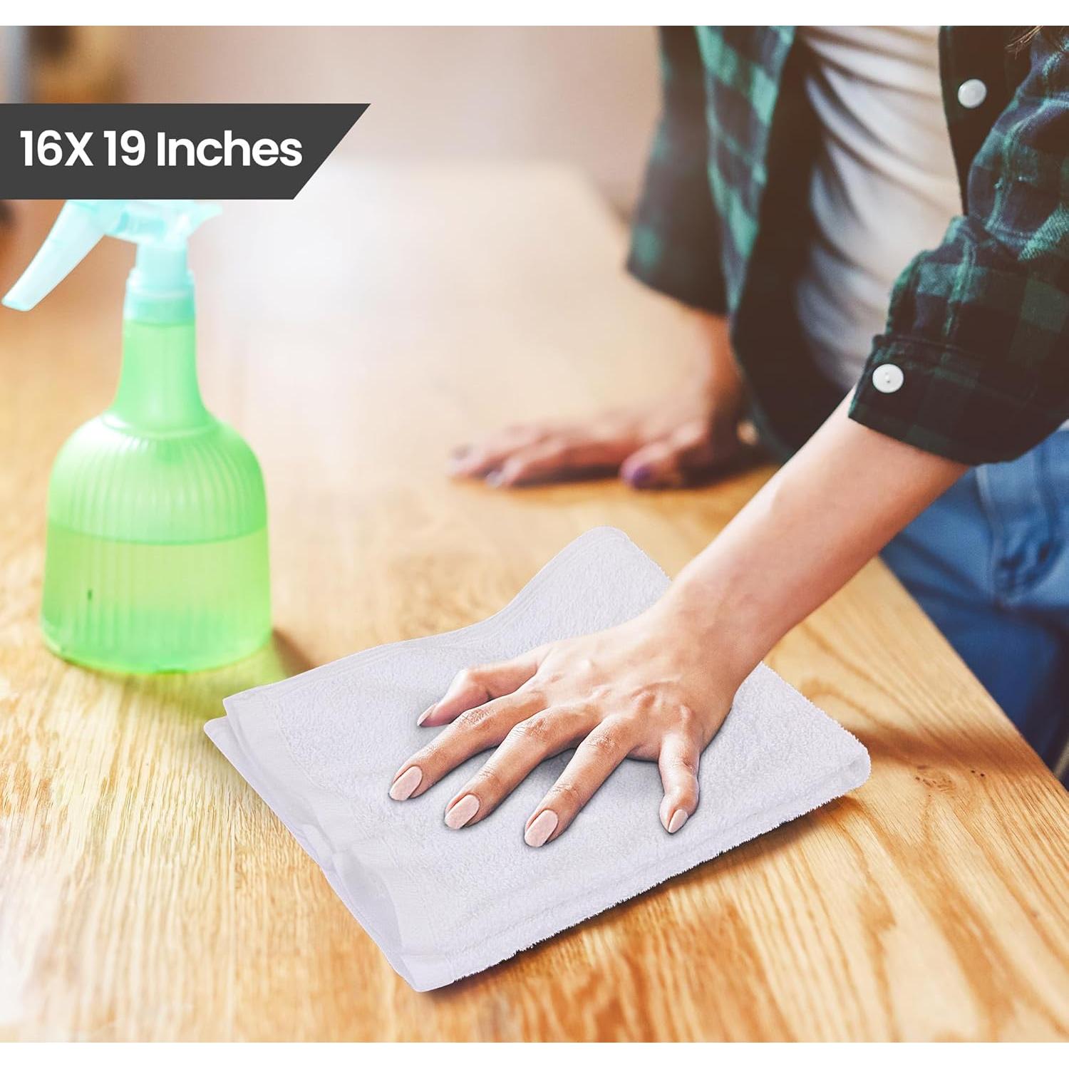 Toallas Utopia de Cocina 12 Piezas 40.6x48.3cm Algodón Absorbente