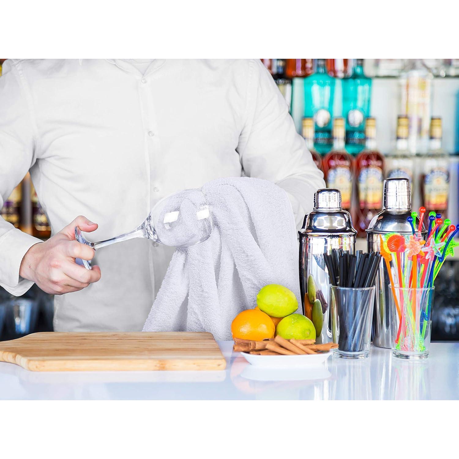 Toallas Utopia de Cocina 12 Piezas 40.6x48.3cm Algodón Absorbente