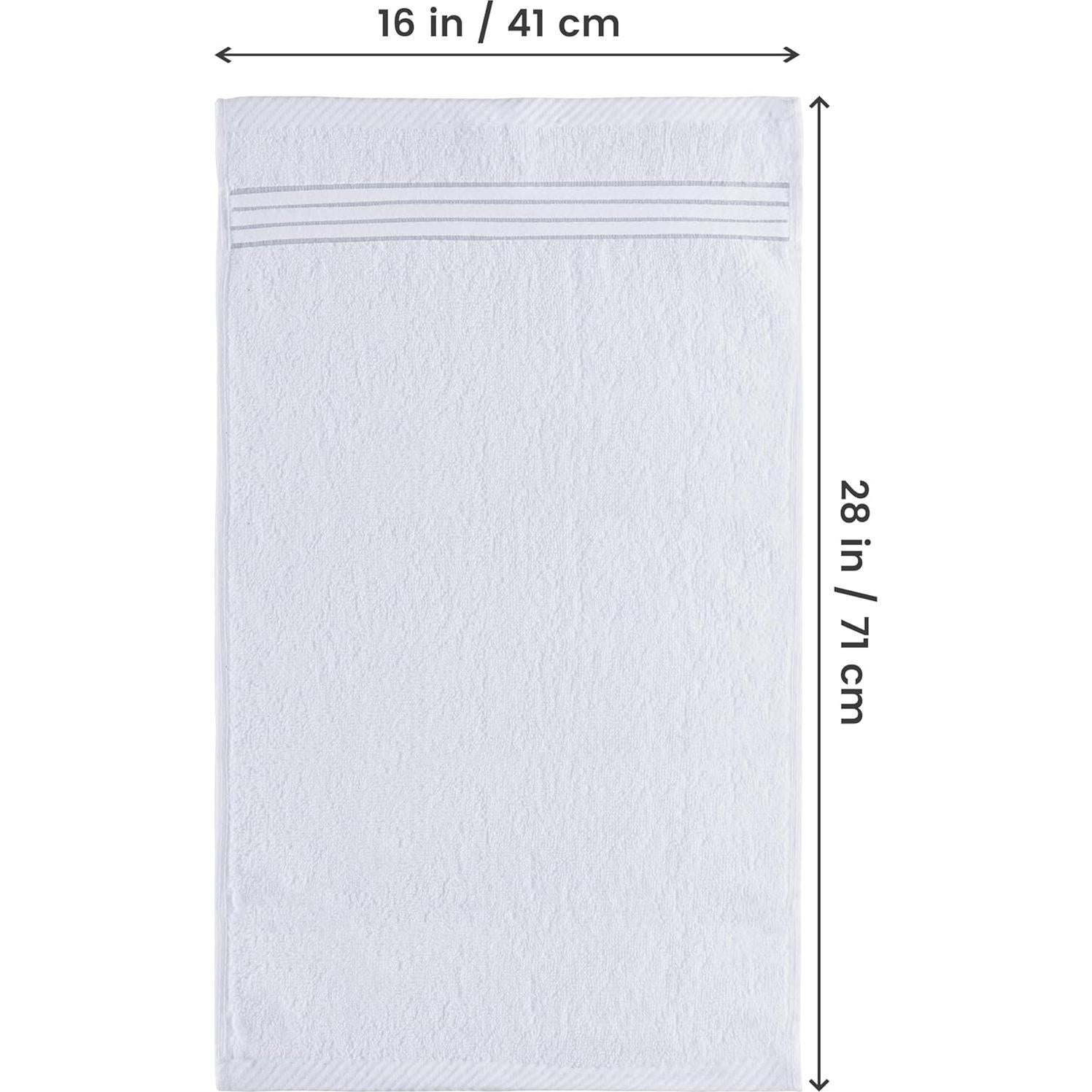 Toallas de Mano Utopia Set de 6 Algodón Peinado 40x71 cm