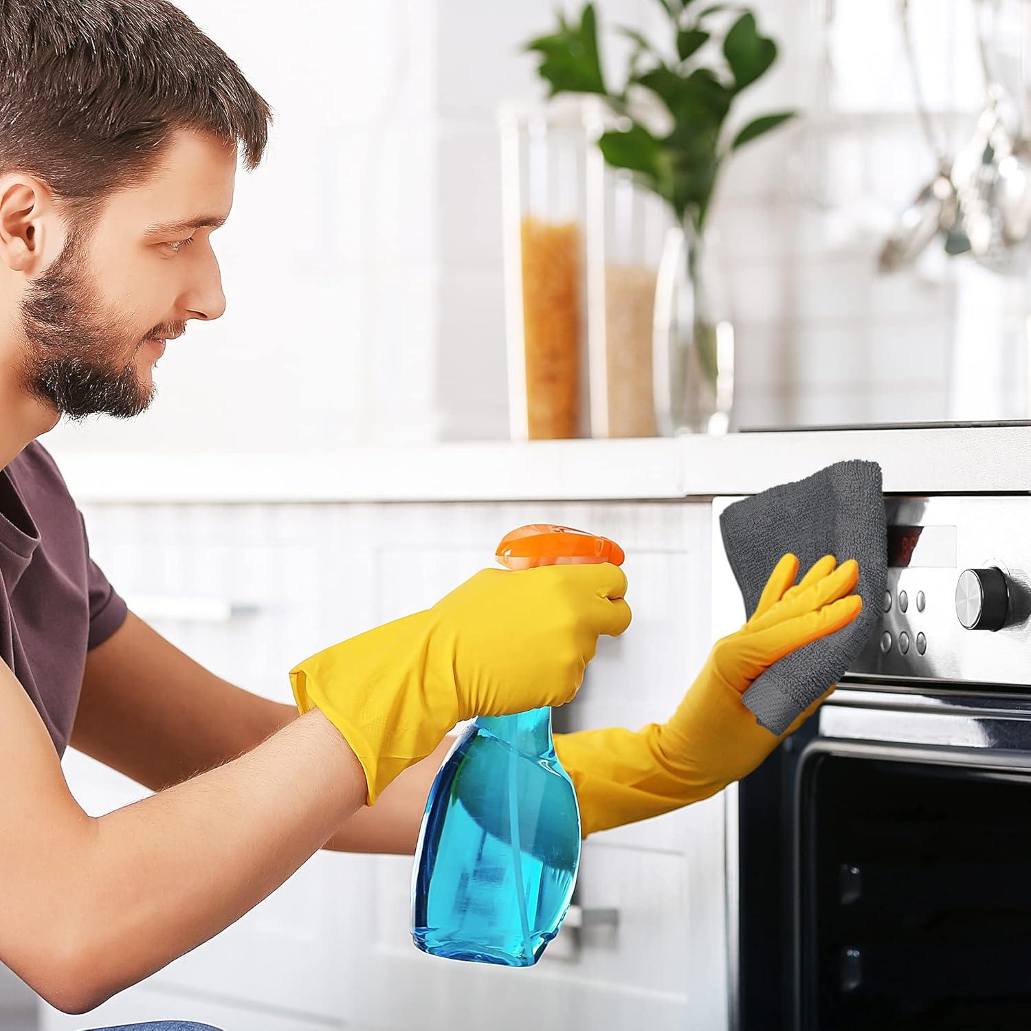 Toallas Utopia Paquete de 12 Paños de Lavado 30x30 cm Algodón Gris