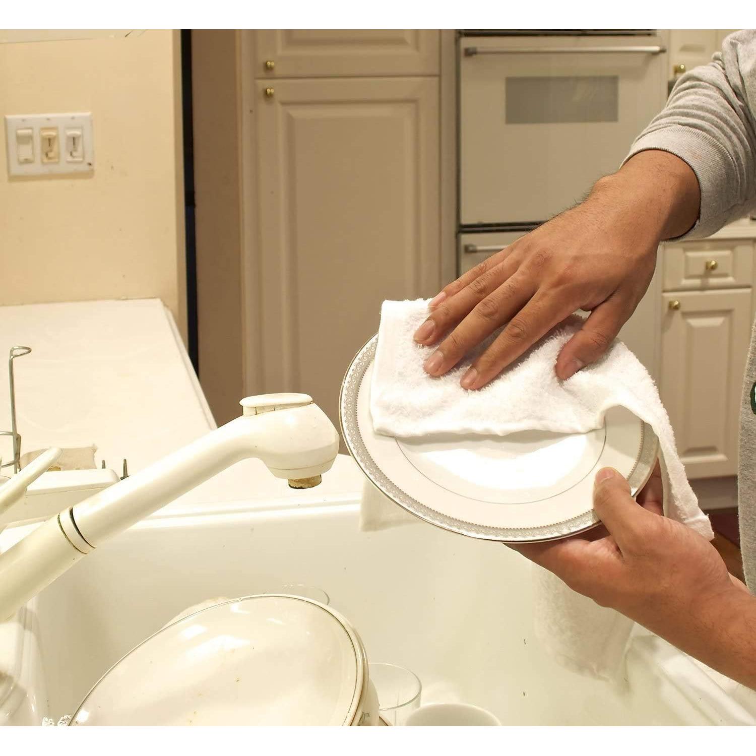 Toallas de Mano BC BARE COTTON 30x30 cm Beige Set 24