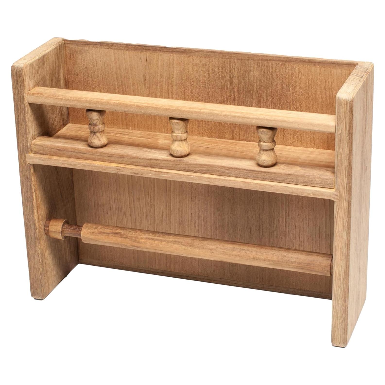 Estante de Especias Teak Whitecap 62446 con Soporte Papel