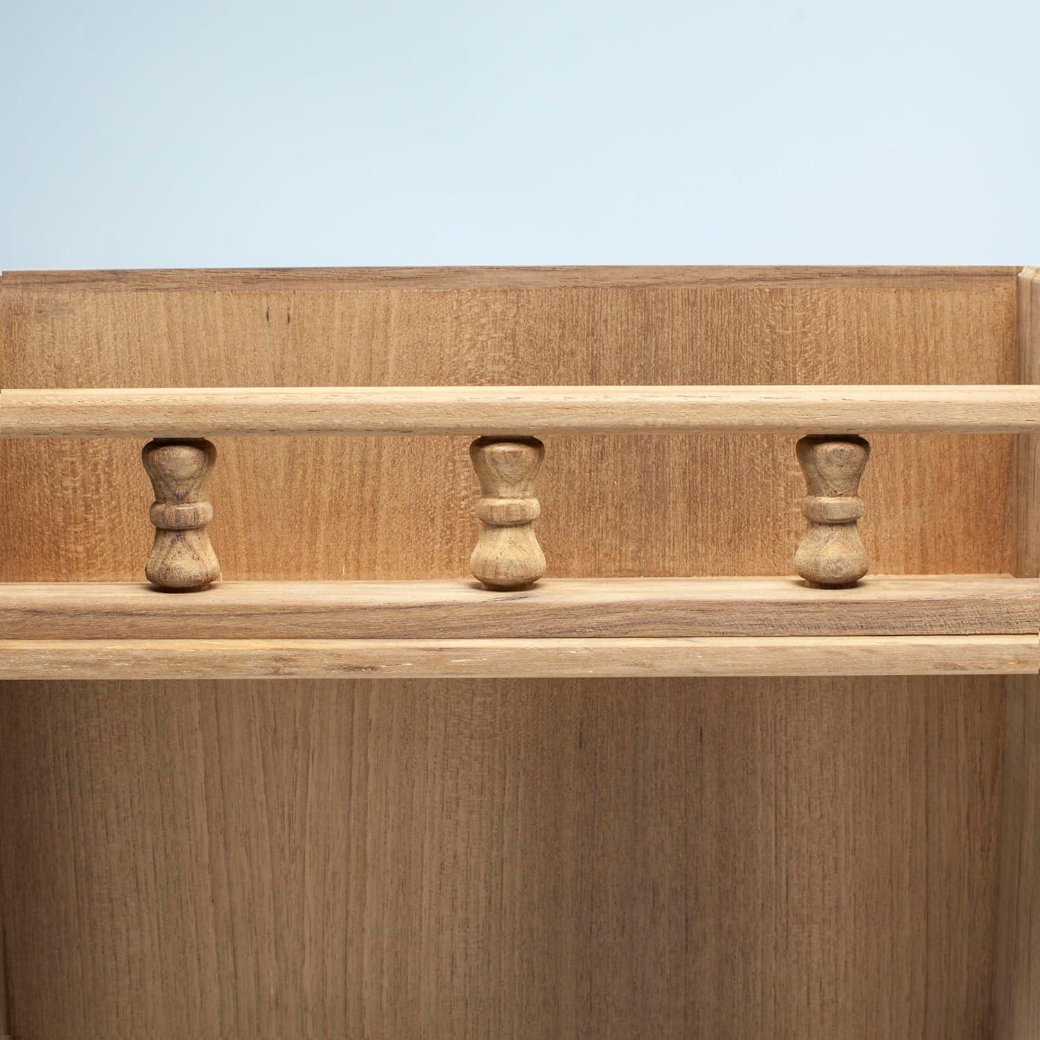 Estante de Especias Teak Whitecap 62446 con Soporte Papel