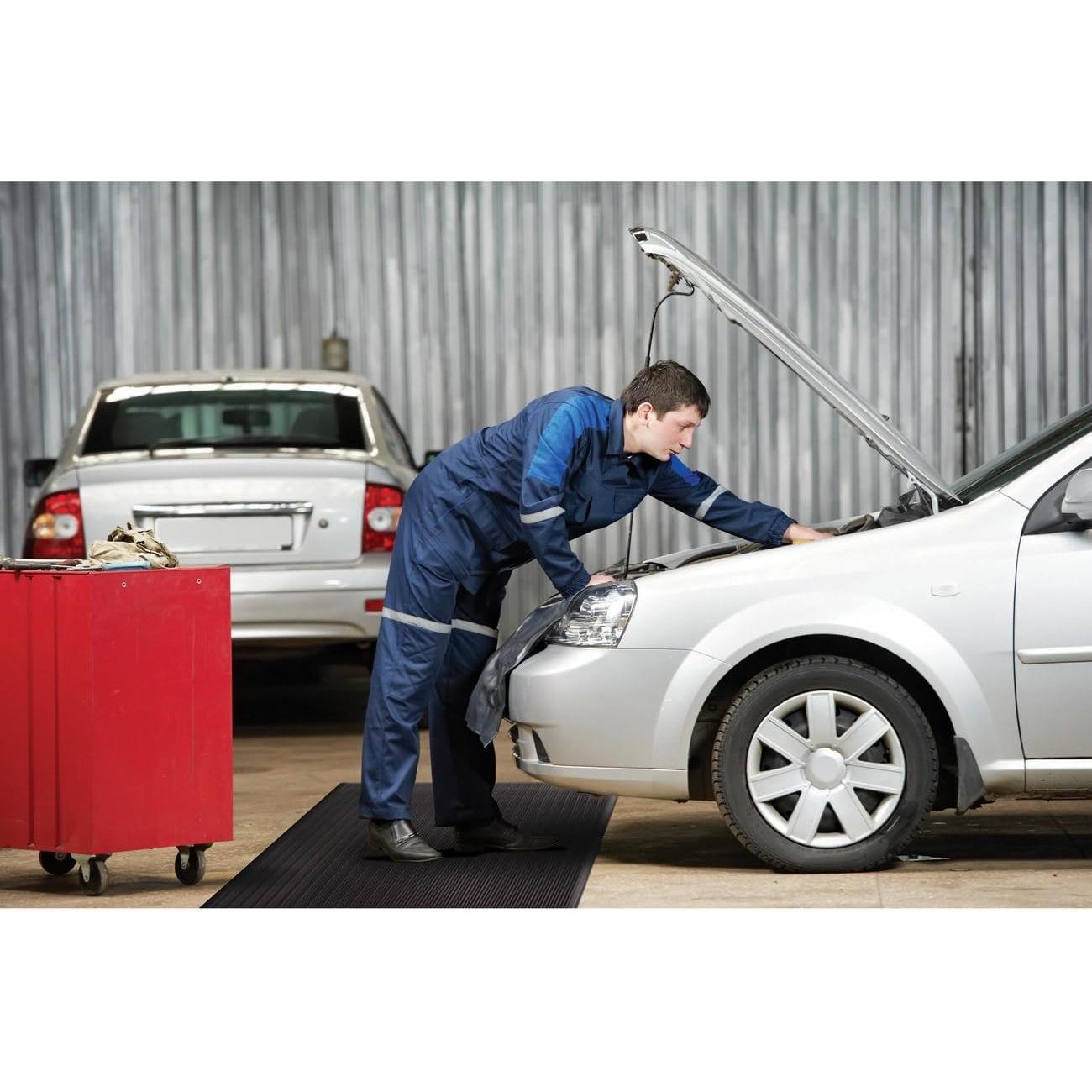 Alfombra Antifatiga Negra Genuine Joe 91x61 cm 0.95 cm Grosor