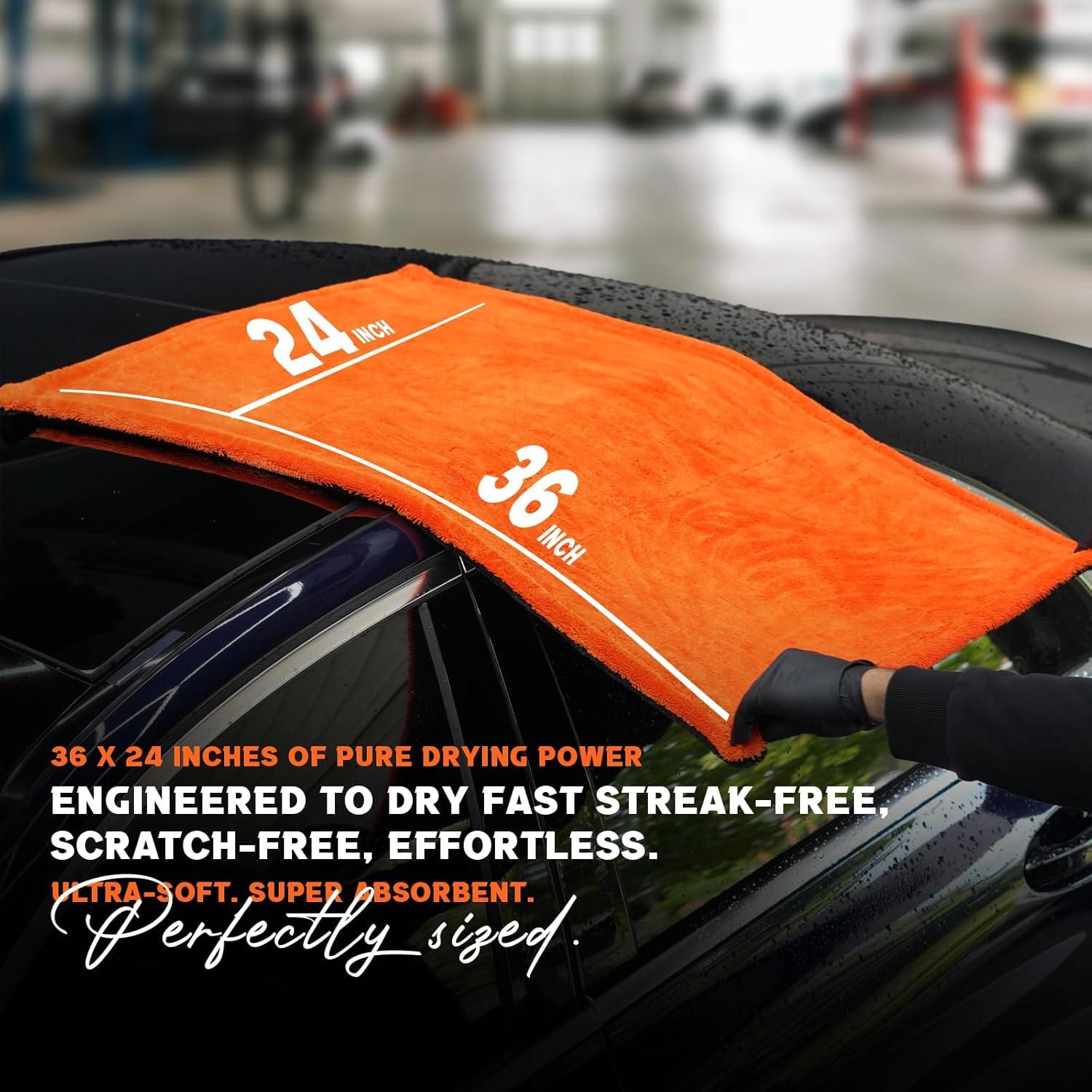 Toalla de Secado para Autos VALKROS 91x61 cm Ultra Absorbente