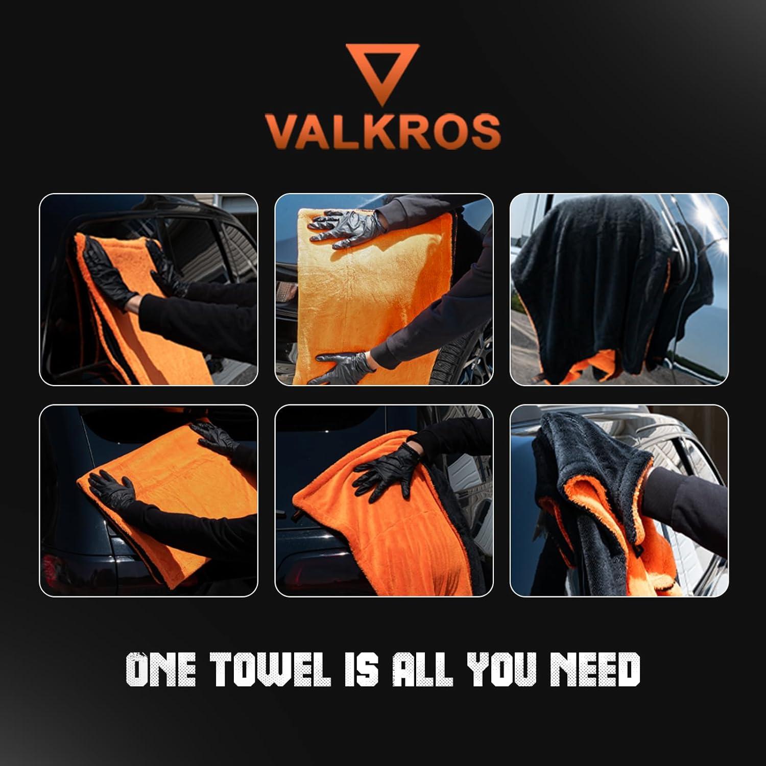 Toalla de Secado para Autos VALKROS 91x61 cm Ultra Absorbente