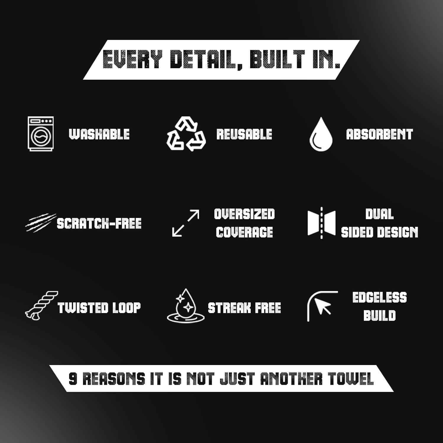 Toalla de Secado para Autos VALKROS 91x61 cm Ultra Absorbente