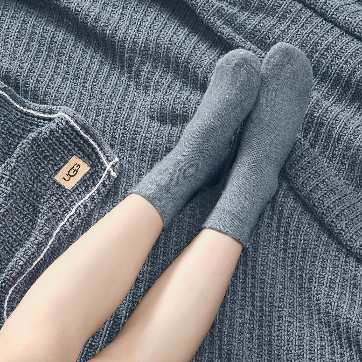 Manta Luna UGG de Algodón Azul 127x177 cm Lavable y Suave