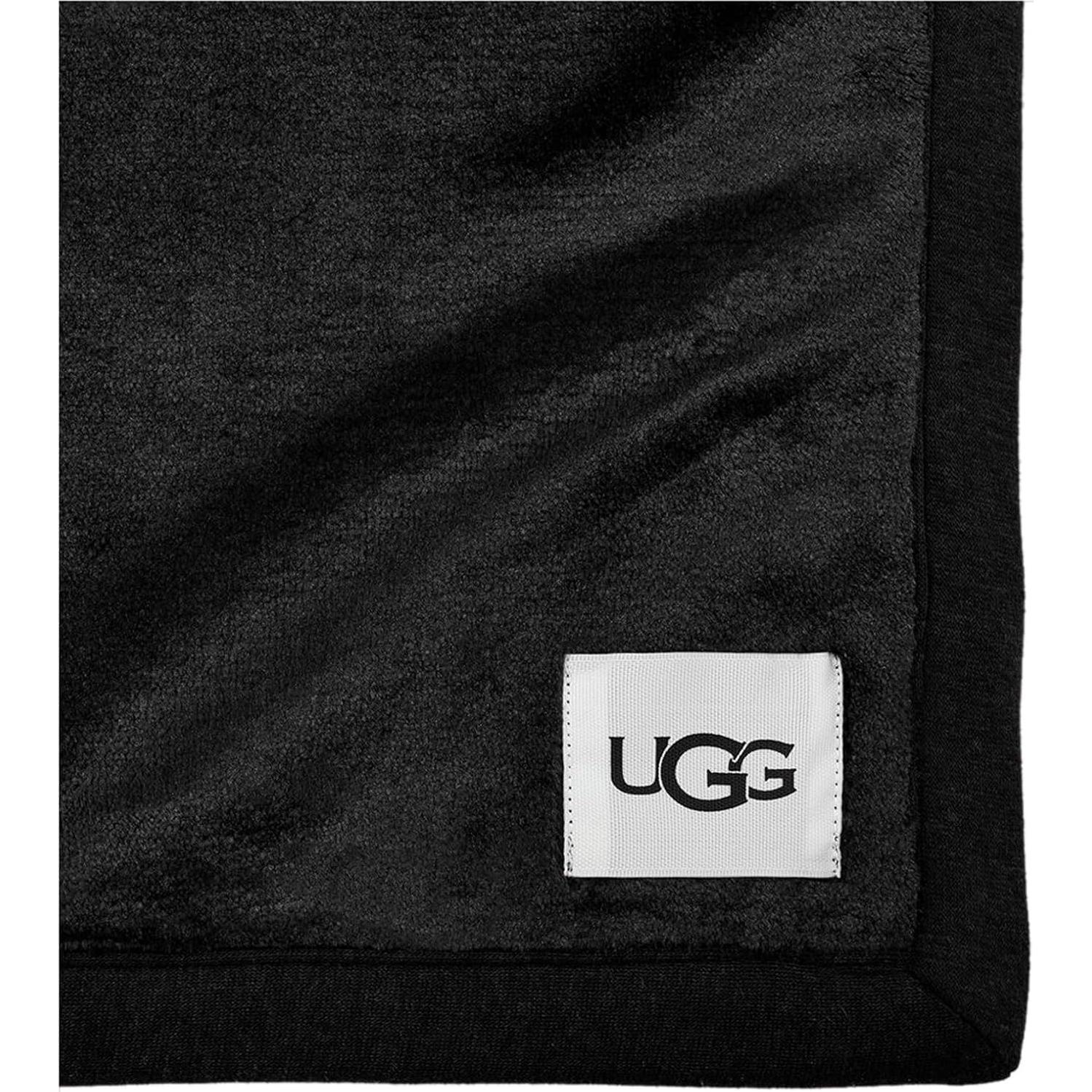 Manta UGG Duffield Throw II 127x178 cm Negro Oso Jaspeado
