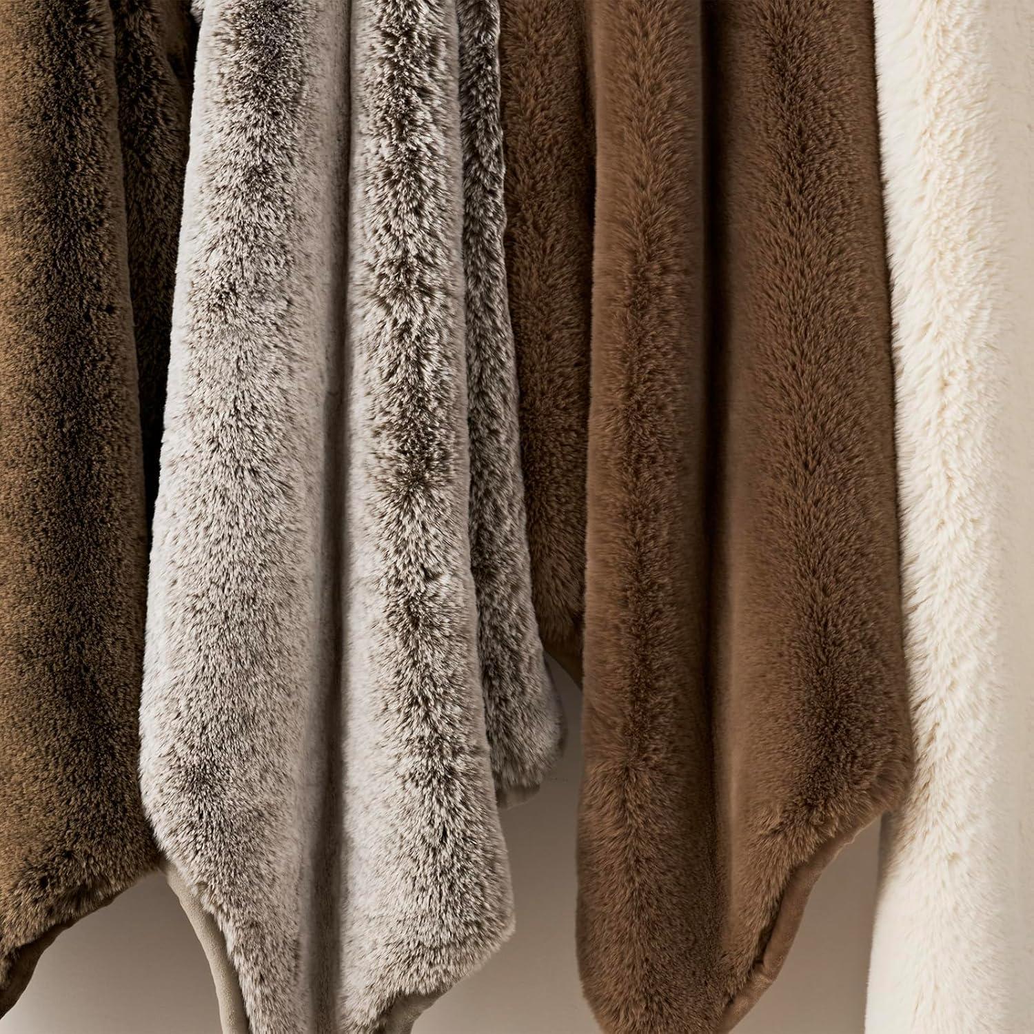 Manta de Piel Sintética EVERGRACEHOME 203x152 cm Blanca