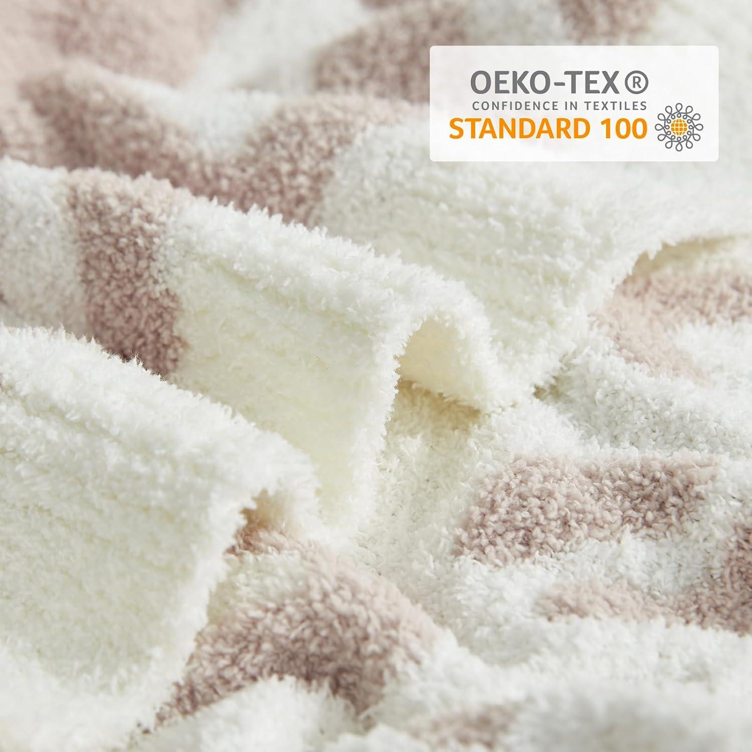 Manta de Lanzar Snuggle Sac Leopardo Beige 127x152 cm Ultra Suave