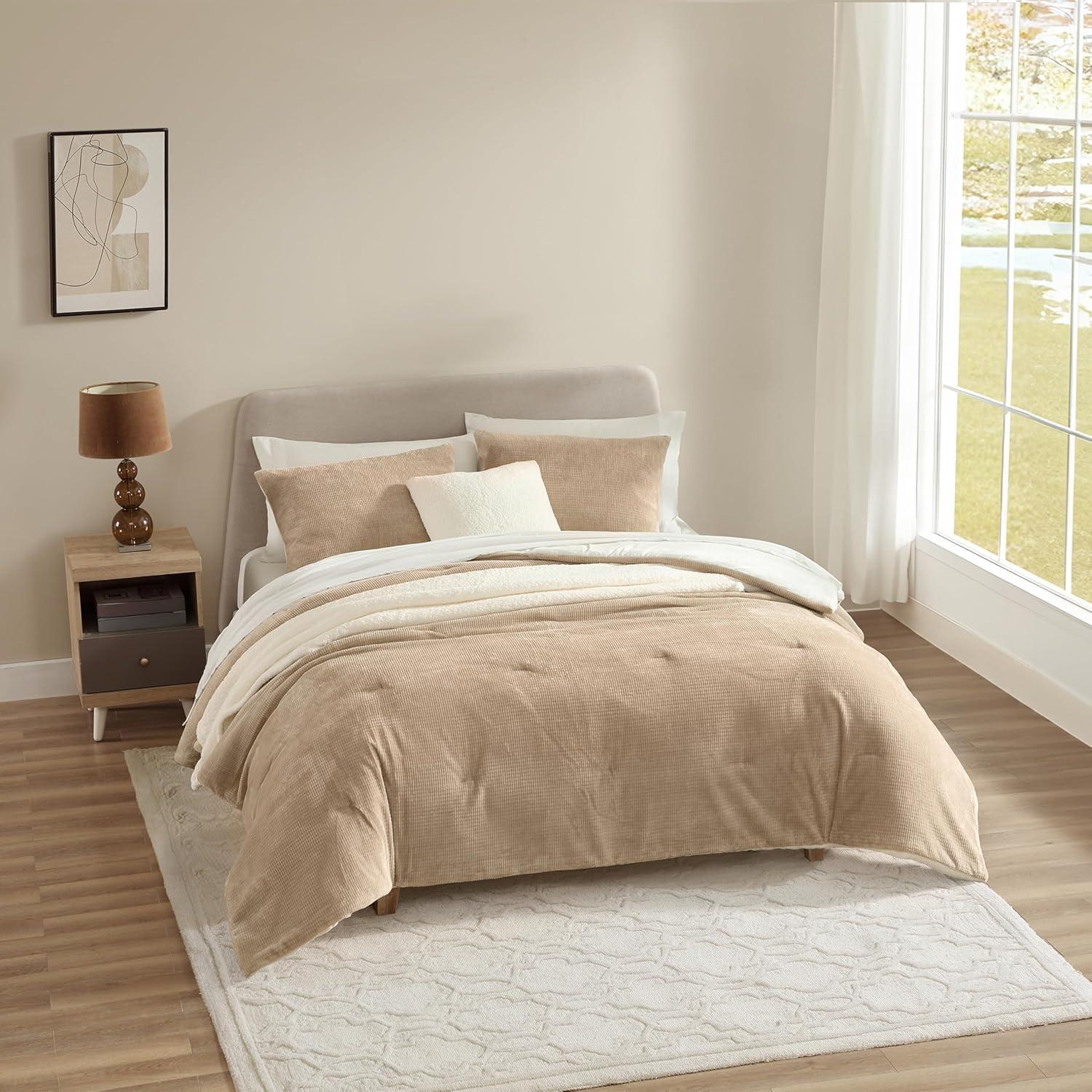 Juego de Edredón UGG Remina 5 Piezas Rey Hipoalergénico