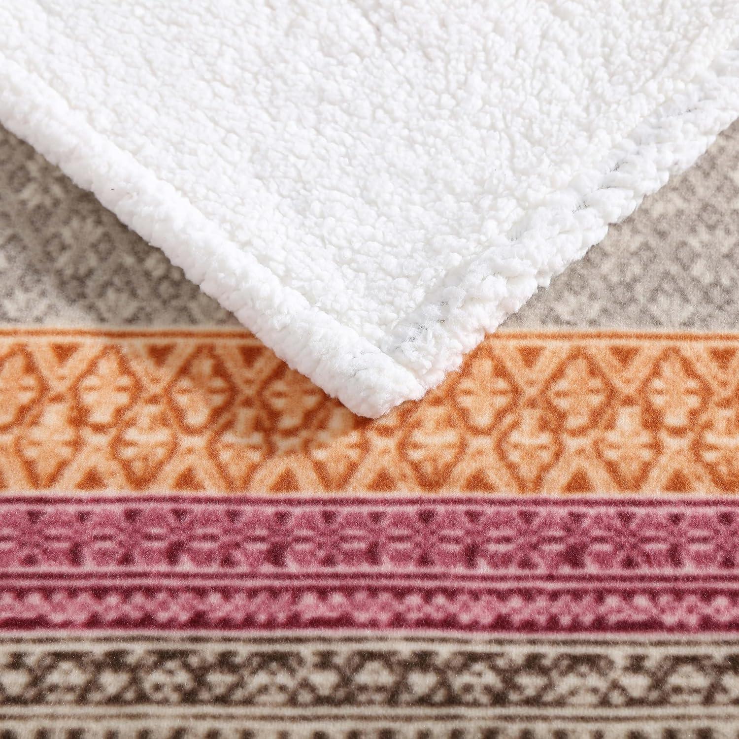 Manta Sofá Eddie Bauer 70x50 cm Reversible Sherpa Fleece