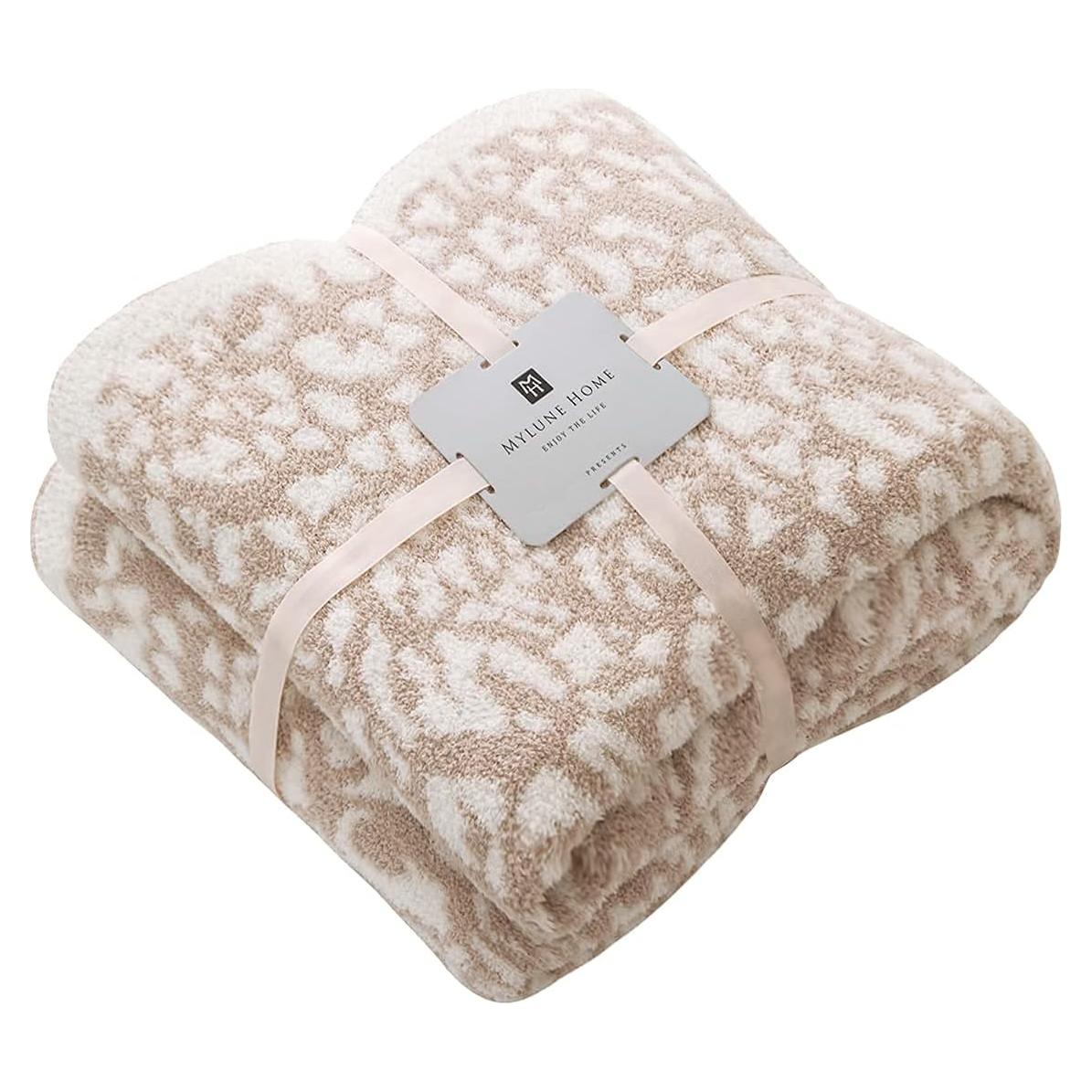 Manta de Leopardo MH MYLUNE HOME 127x152 cm Microfibra Suave