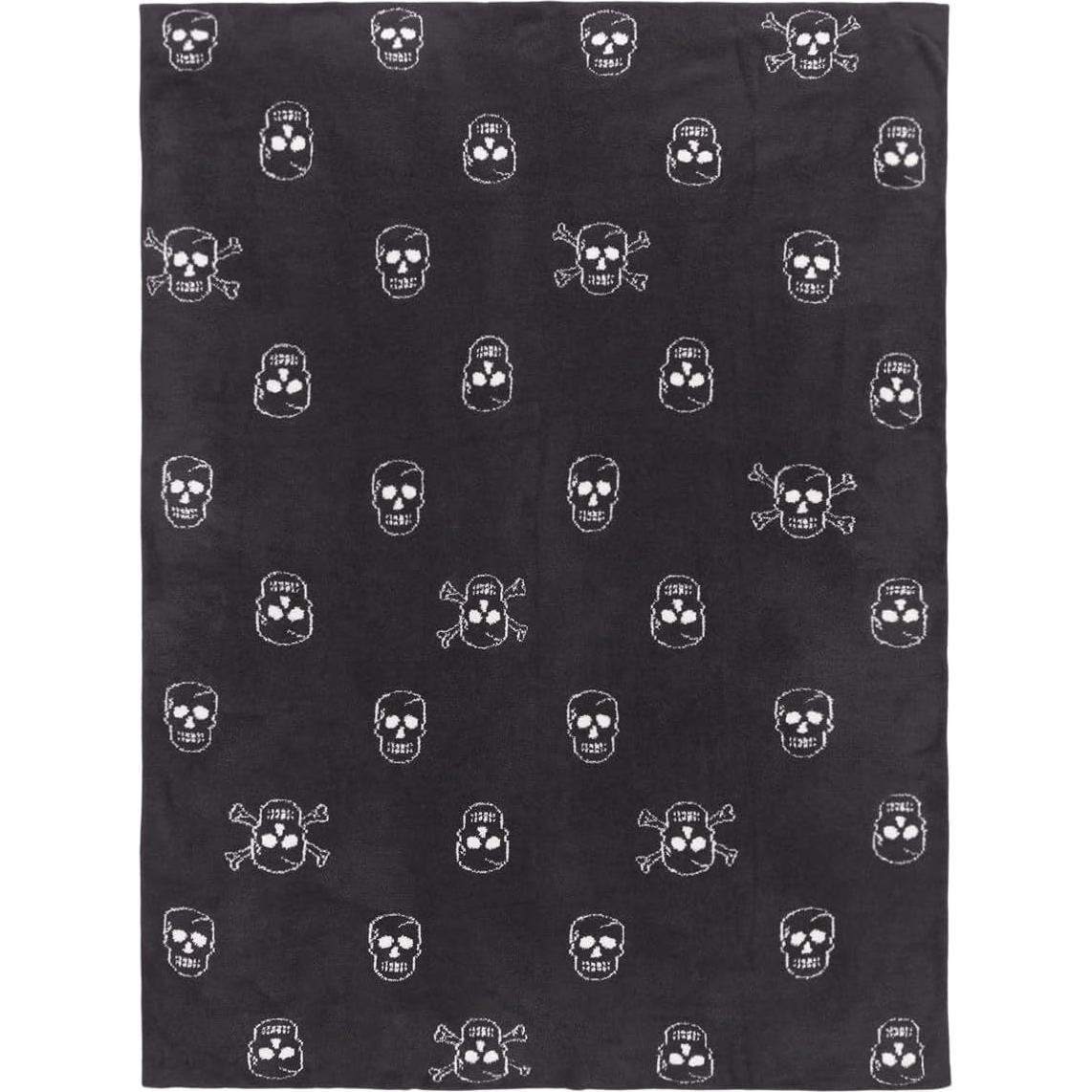 Manta de lanzamiento Barefoot Dreams CozyChic Calavera 137x183cm