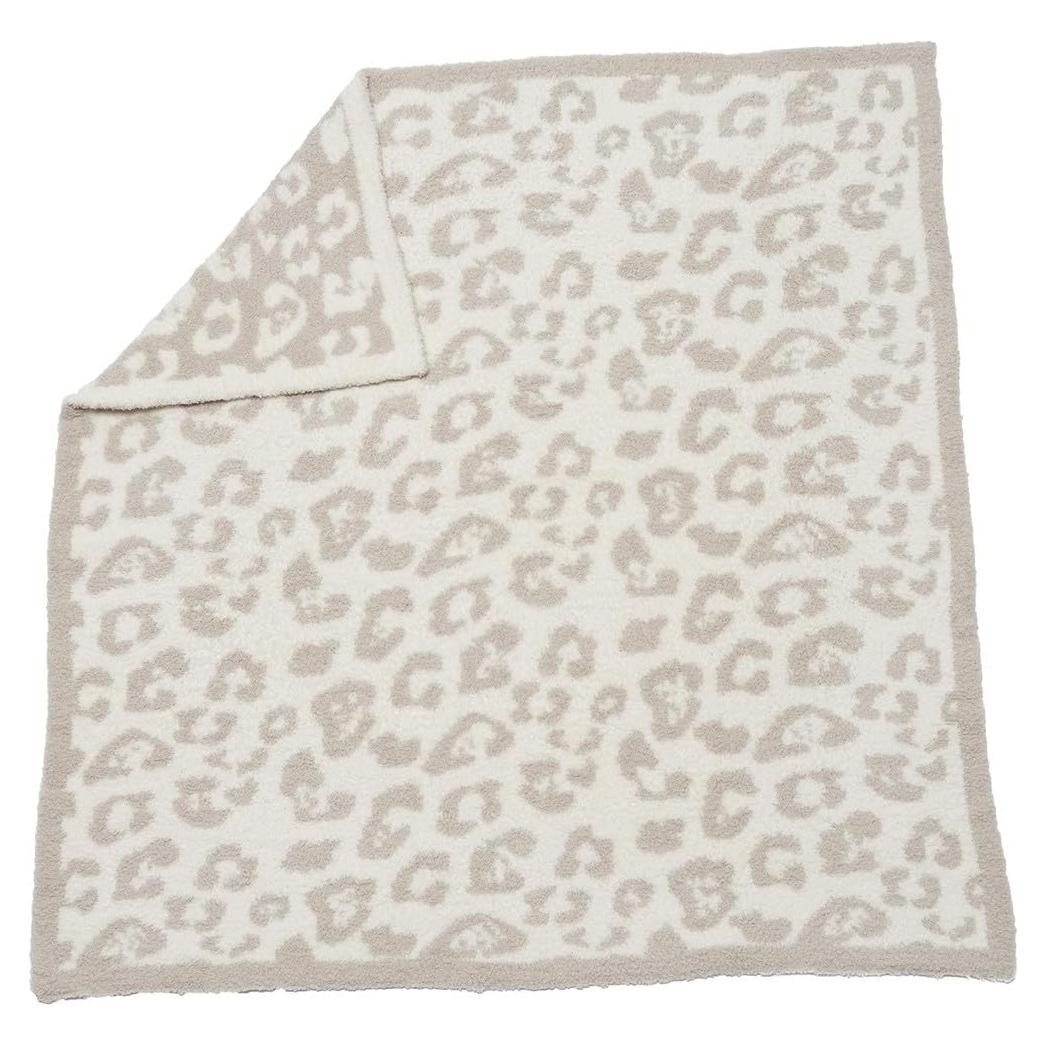 Manta para Bebé Barefoot Dreams CozyChic Animal Piedra/Crema
