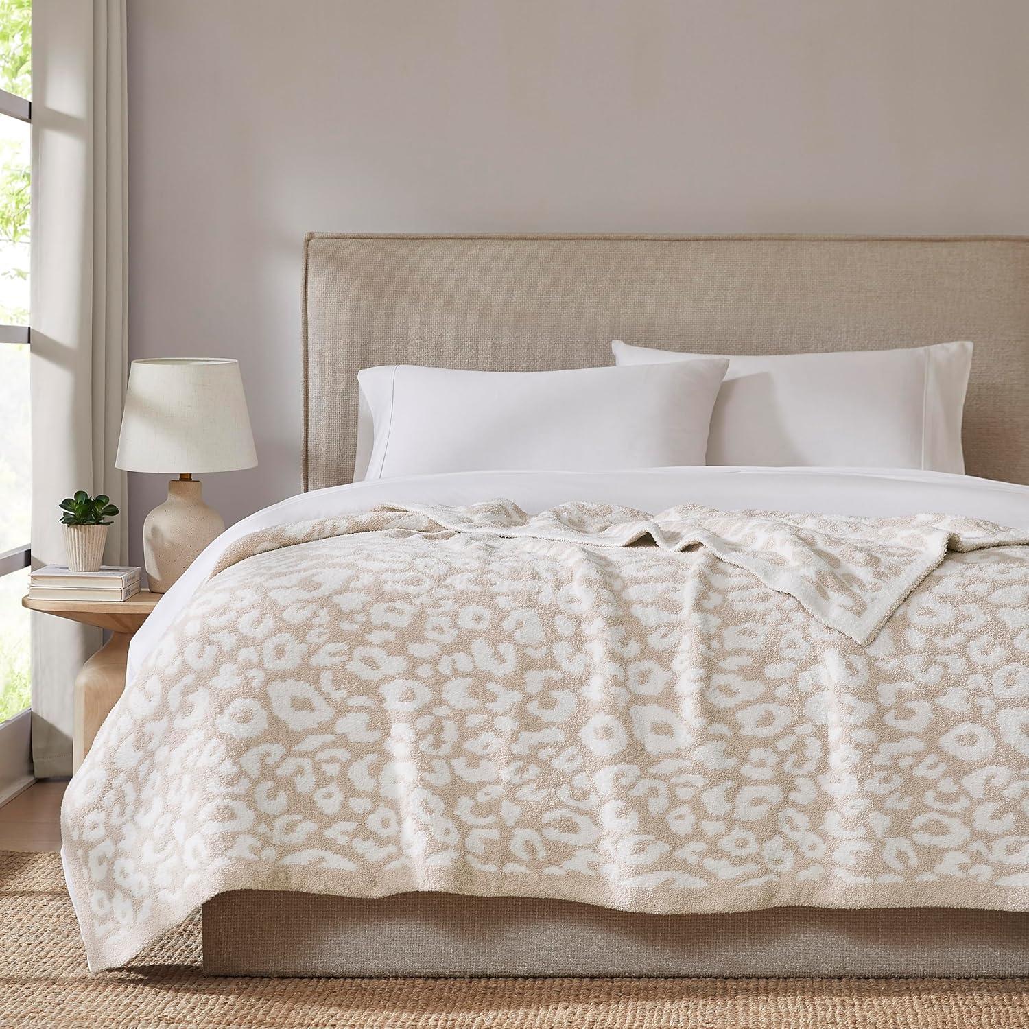 Manta Reversible R.SHARE Leopardo Beige 127x178 cm Microfibra