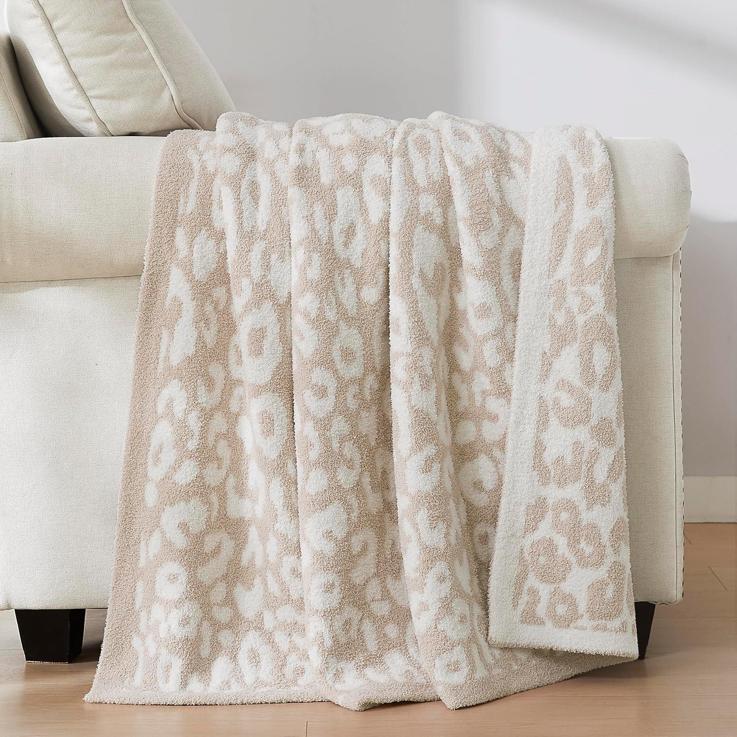 Manta Reversible R.SHARE Leopardo Beige 127x178 cm Microfibra