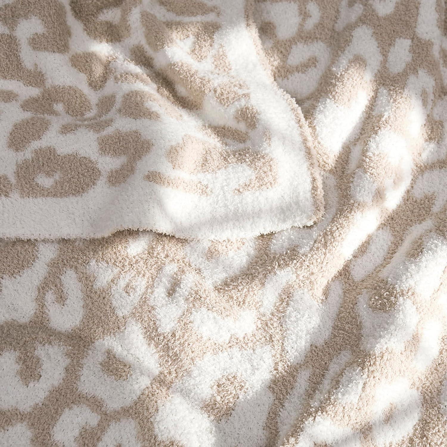 Manta Reversible R.SHARE Leopardo Beige 127x178 cm Microfibra