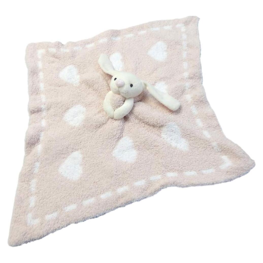 Manta Mini Cozychic Dream Barefoot Dreams 40x40 cm Rosa Conejo