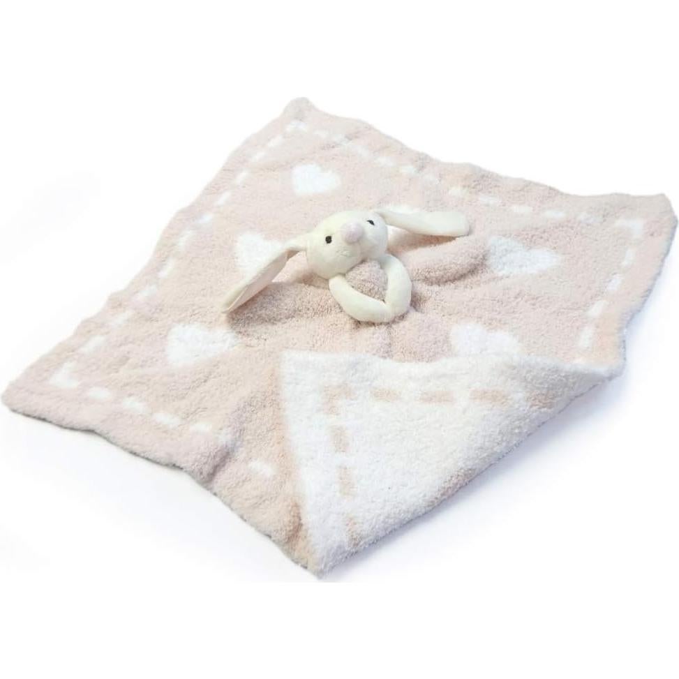 Manta Mini Cozychic Dream Barefoot Dreams 40x40 cm Rosa Conejo
