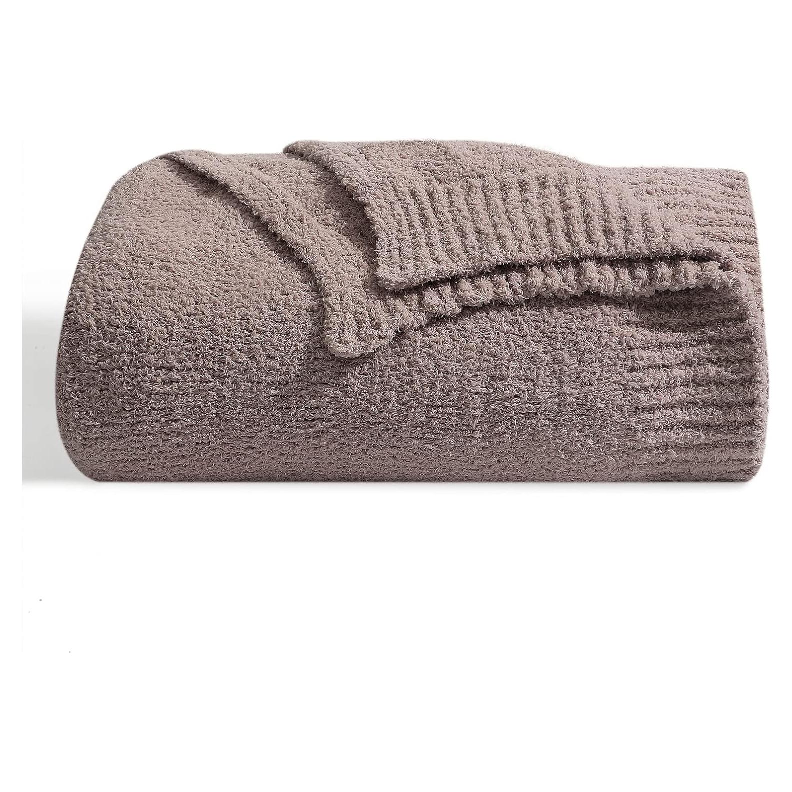 Manta Lanzada Bearberry Super Suave 50x60 cm Rosa Topo