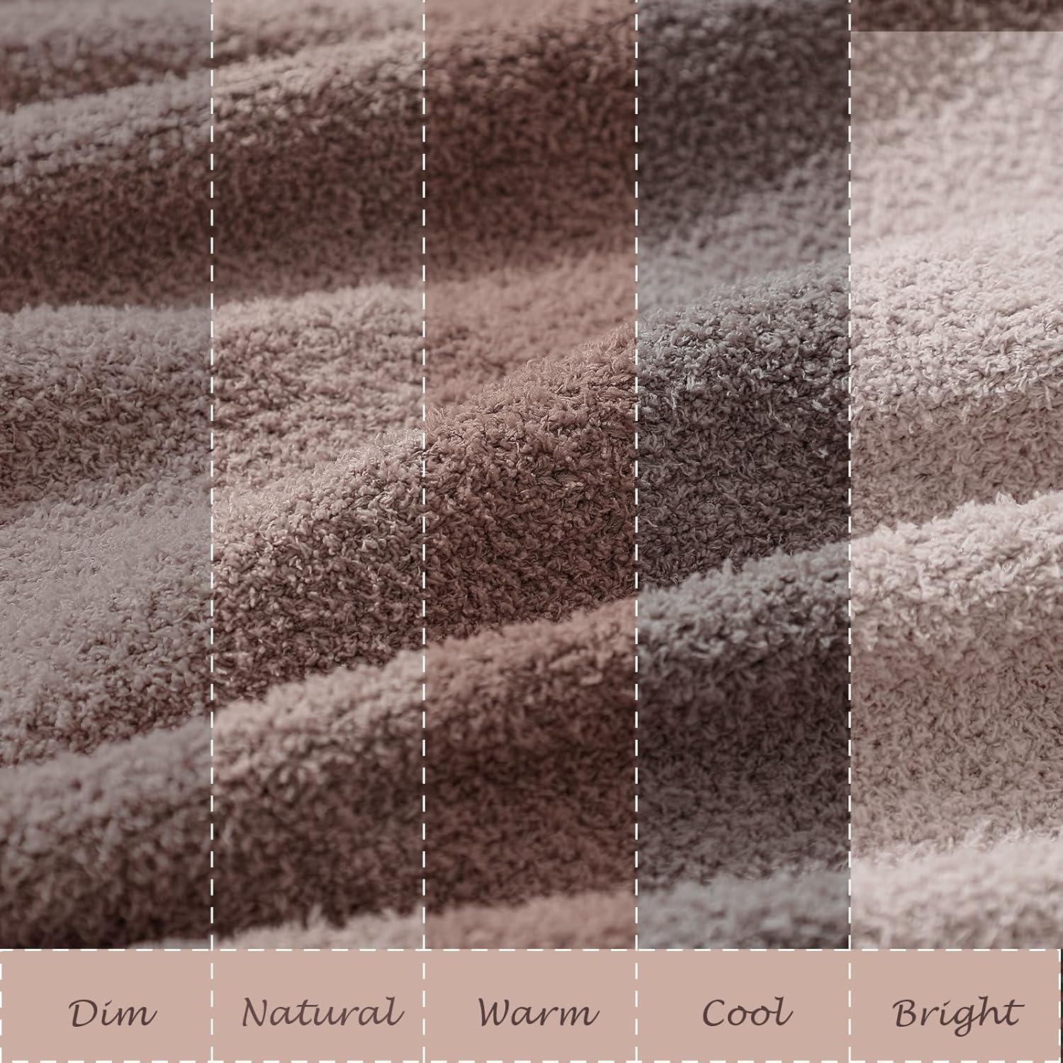 Manta Lanzada Bearberry Super Suave 50x60 cm Rosa Topo