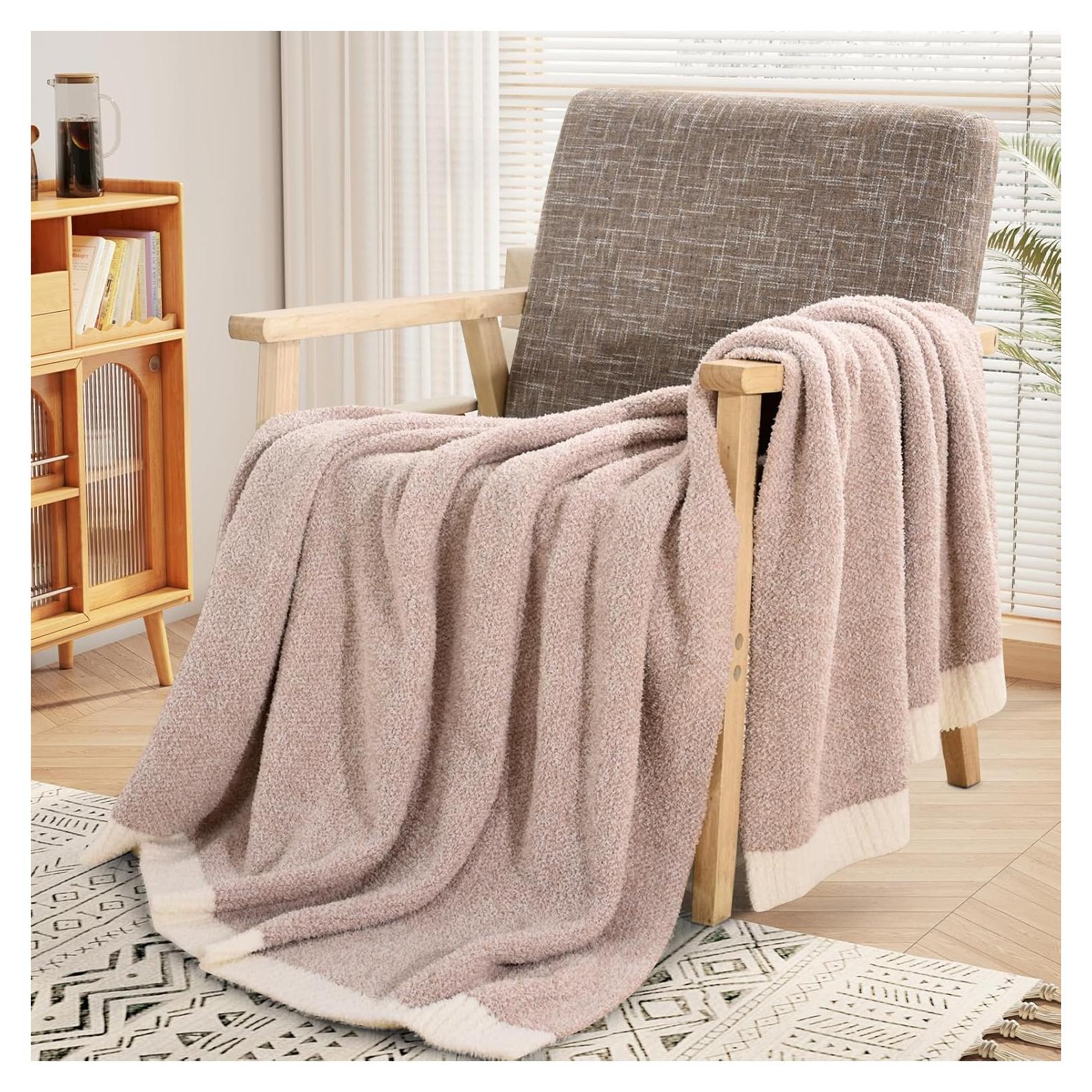 Manta Reversible NEXHOME PRO Terracota Jaspeada 127x152 cm