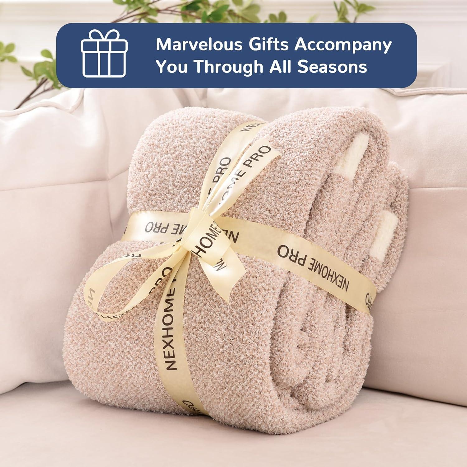 Manta Reversible NEXHOME PRO Terracota Jaspeada 127x152 cm