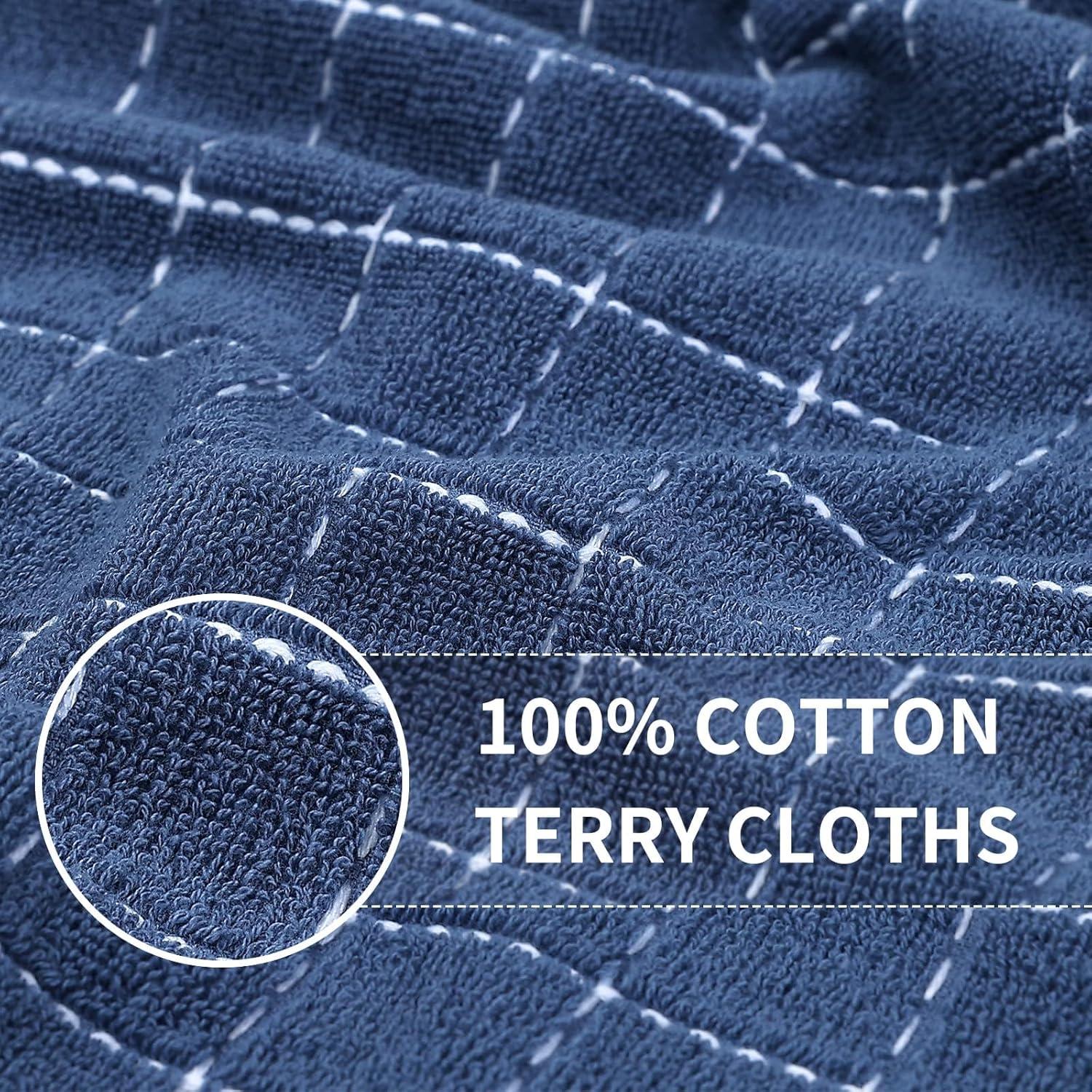 Juego de Toallas de Cocina Homaxy 100% Algodón 8 Piezas