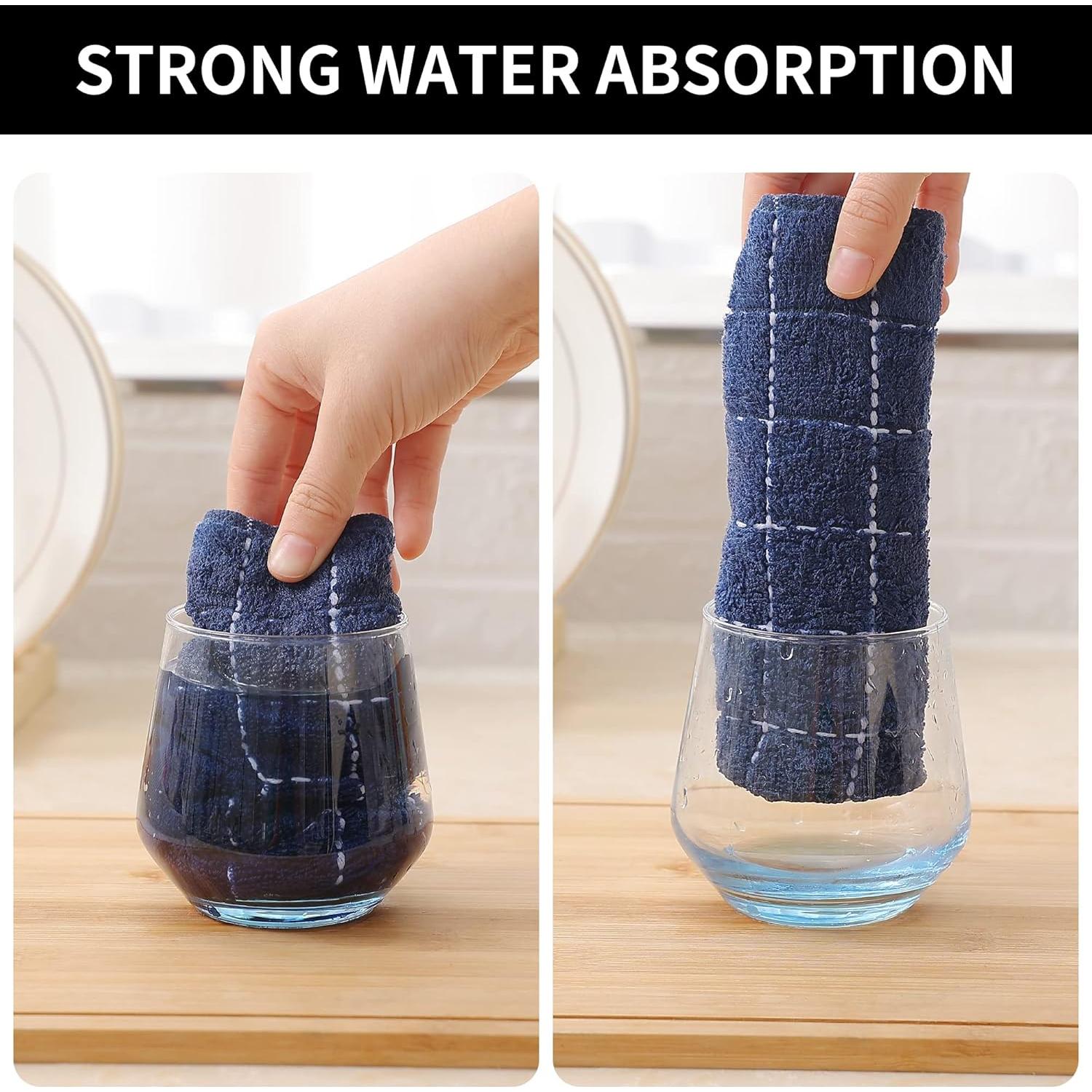 Juego de Toallas de Cocina Homaxy 100% Algodón 8 Piezas