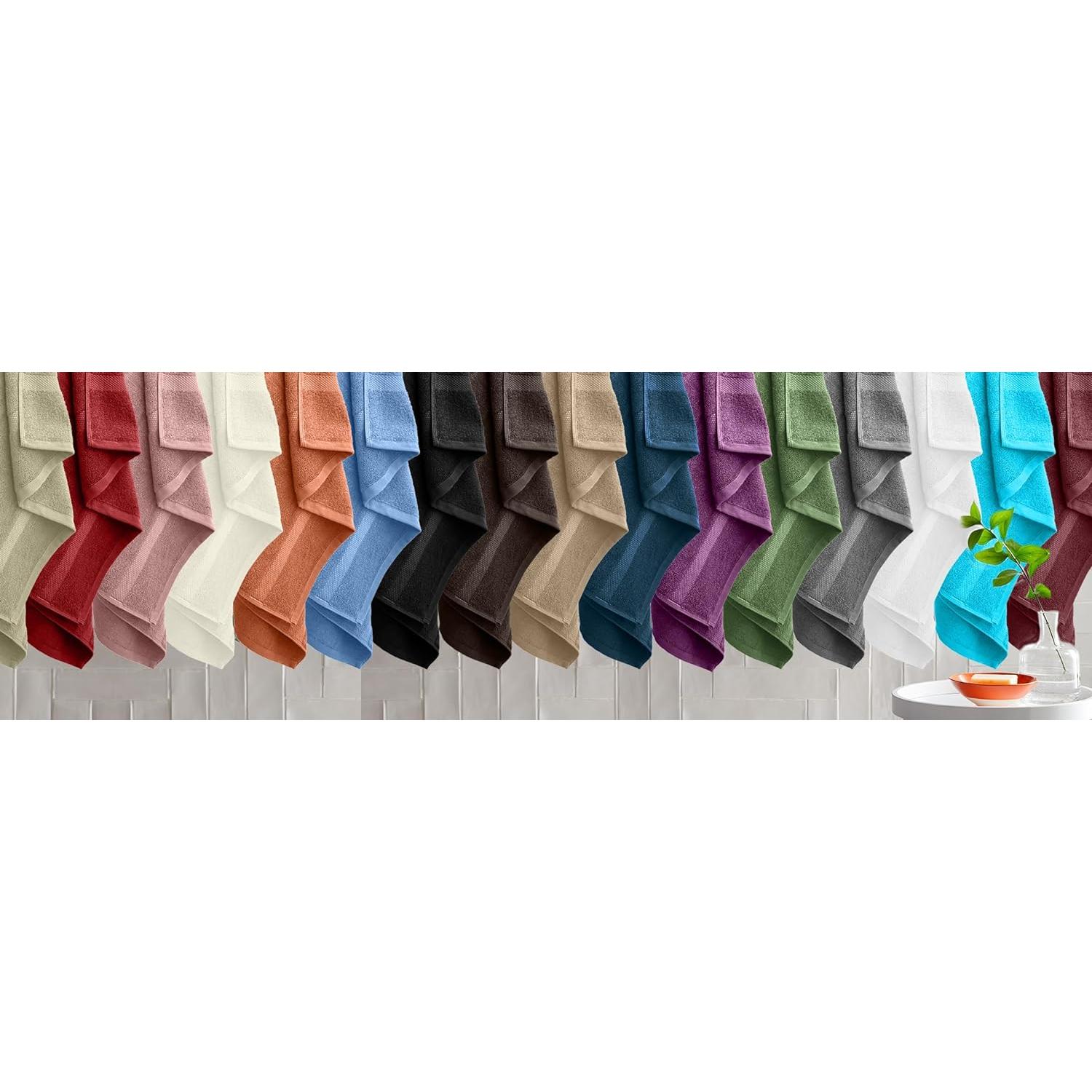 Juego de Toallas de Baño Dan River 4 Piezas 100% Algodón Verde