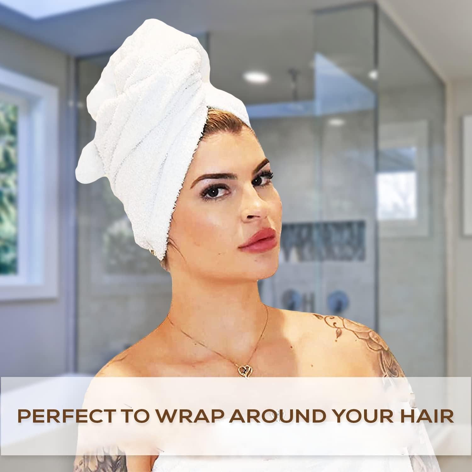 Toallas de Baño Económicas GOLD TEXTILES Blancas 12 Unidades 56x112 cm