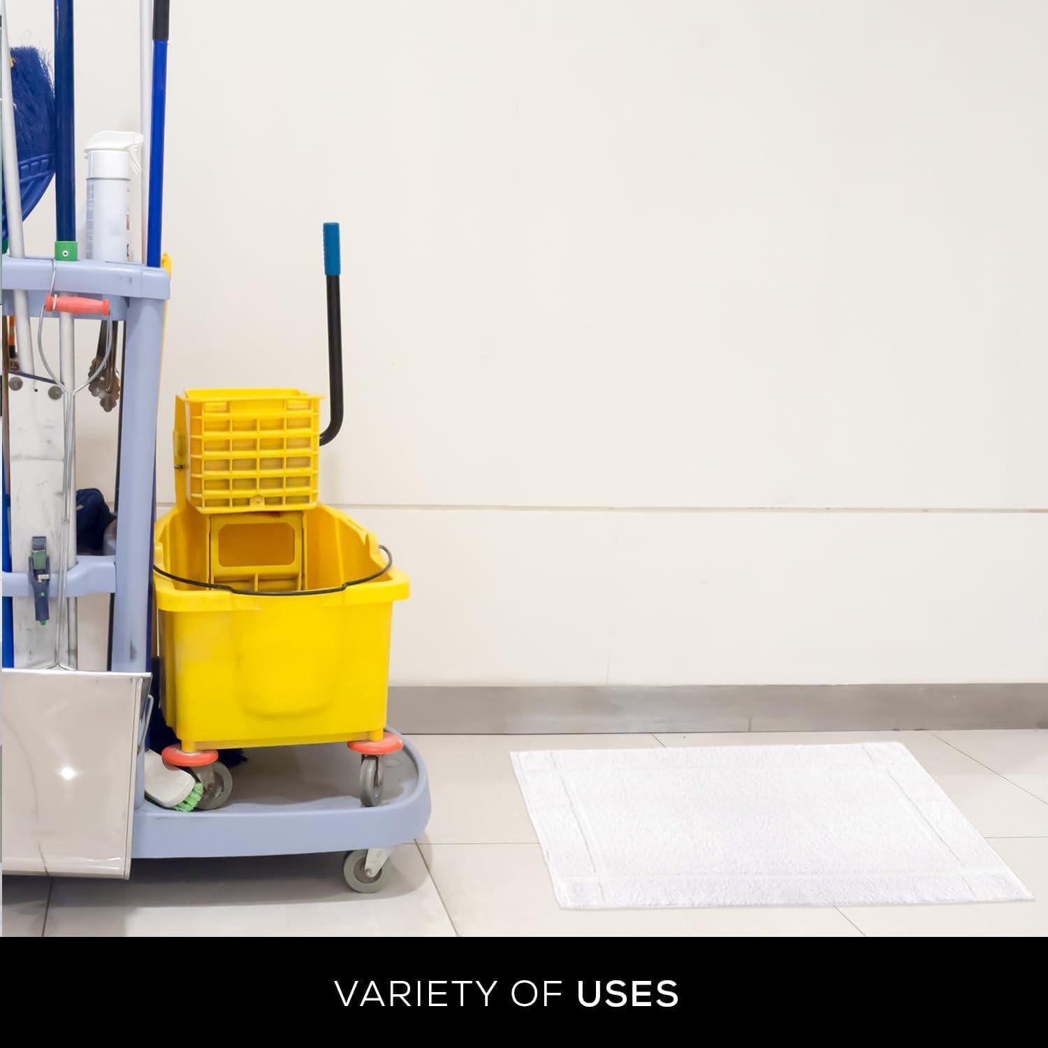 Toallas de Baño Gold Textiles 12 Pack Algodón Blanco 45.7x63.5 cm